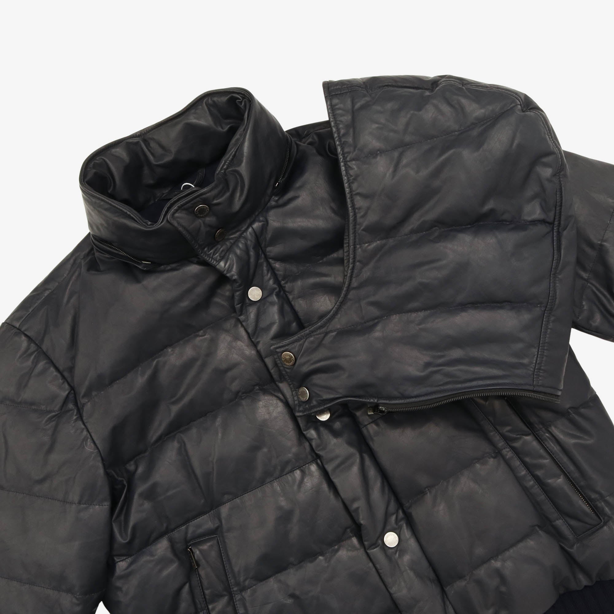 Leather Padded Jacket