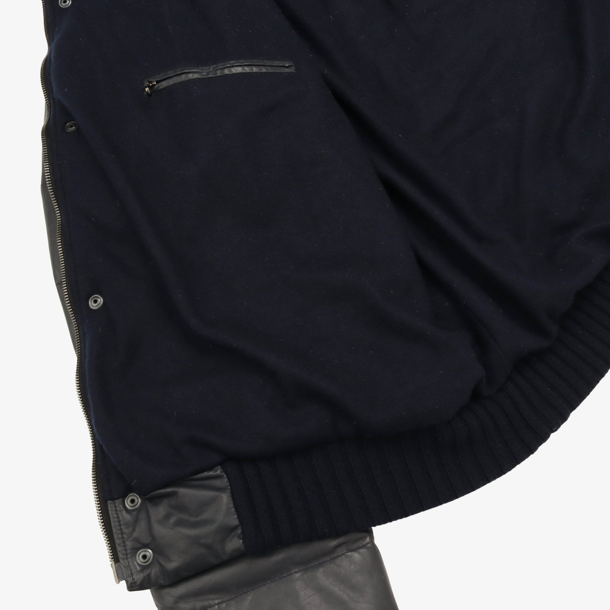 Leather Padded Jacket