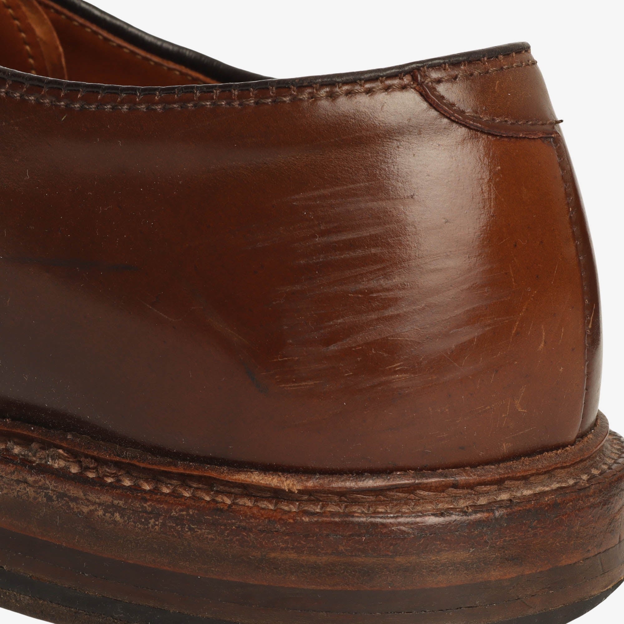 5610 Cigar Cordovan Plain Toe Blucher (14oz Berlin)