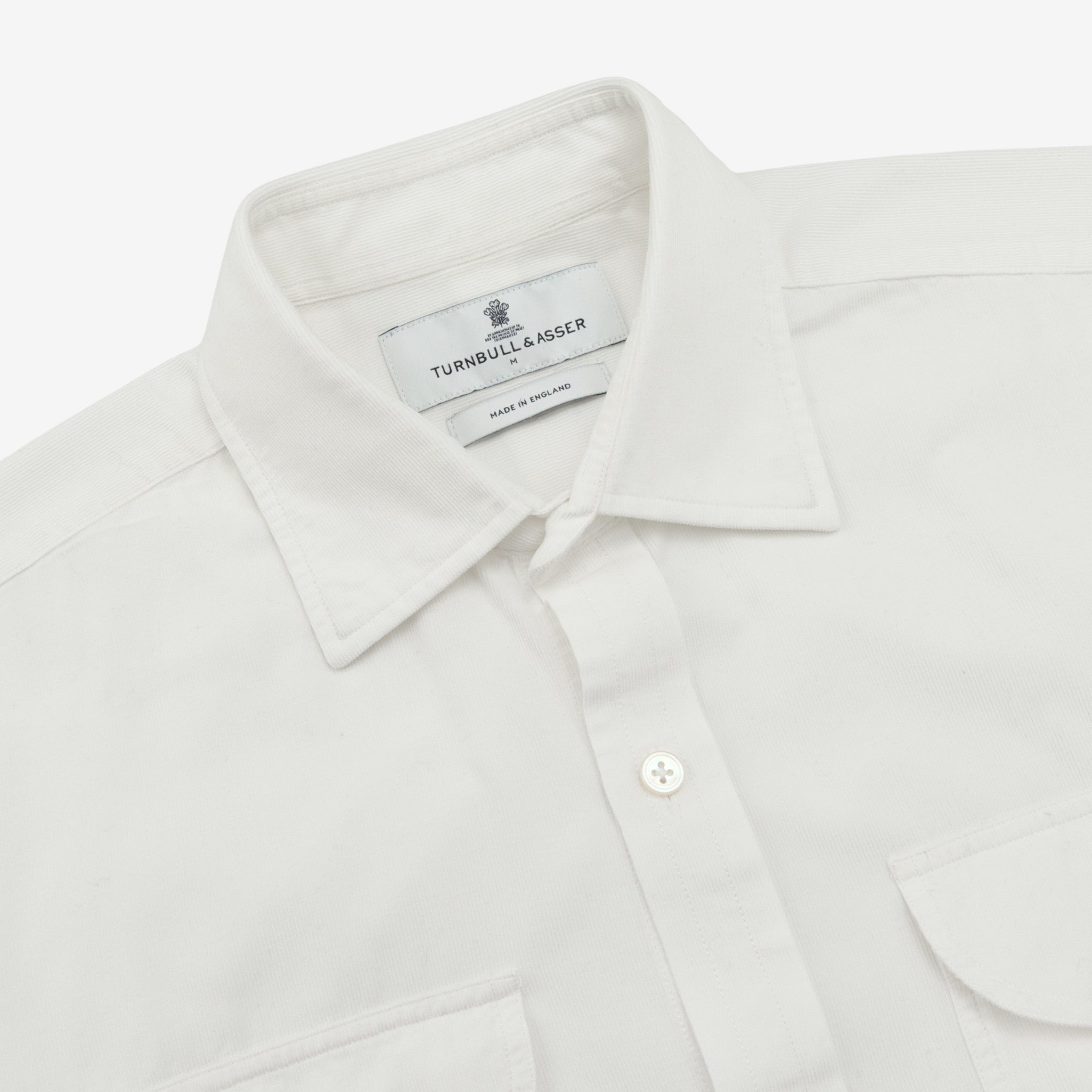 Corduroy Needlepoint Teardrop Shirt