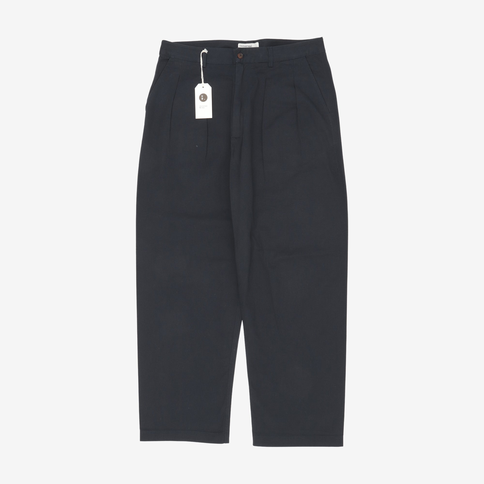 Twill Double Pleat Trousers (32W X 32L)
