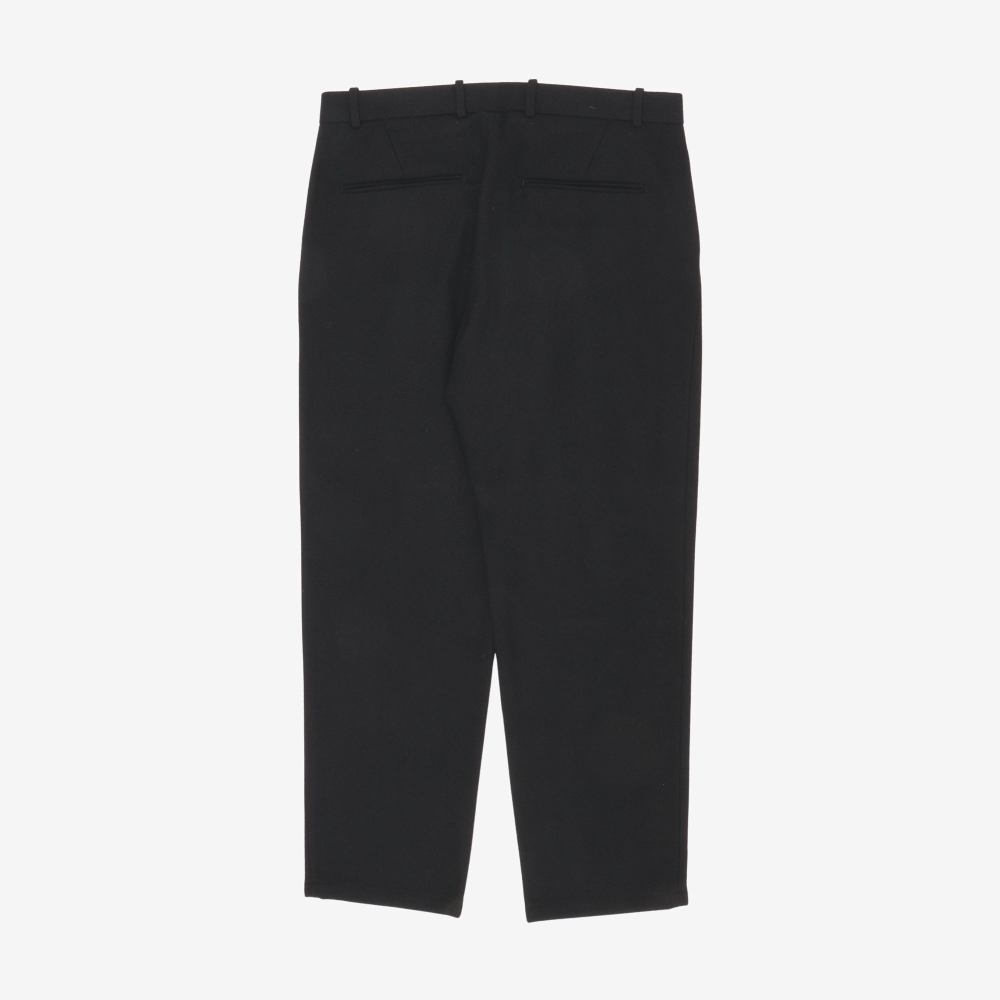 Wool Cashmere Pleated Trousers (36W X 30L)