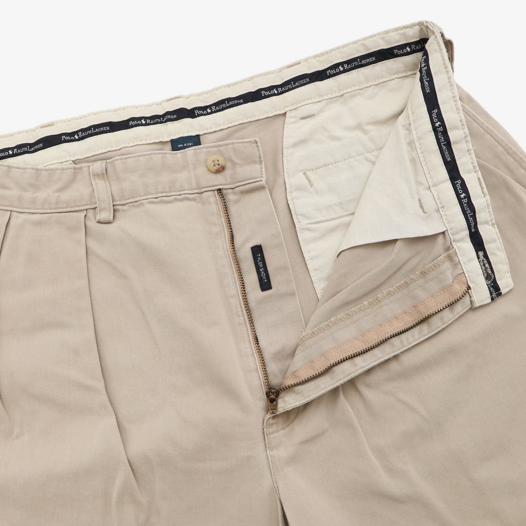 Pleated Chino Shorts (35W)