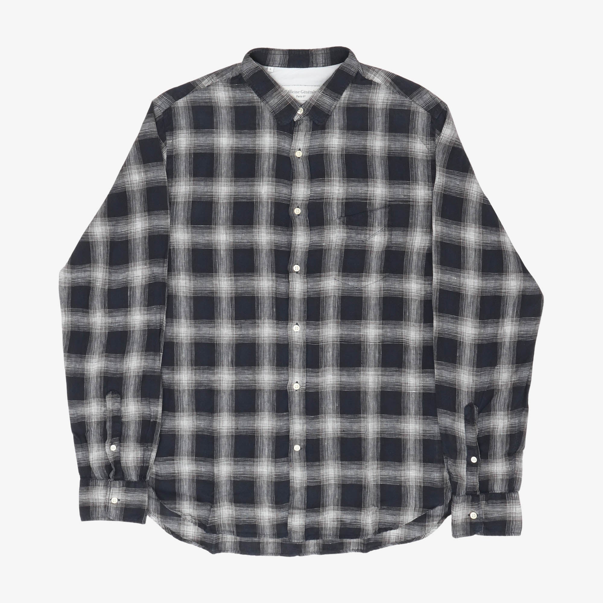 Linen Check Shirt