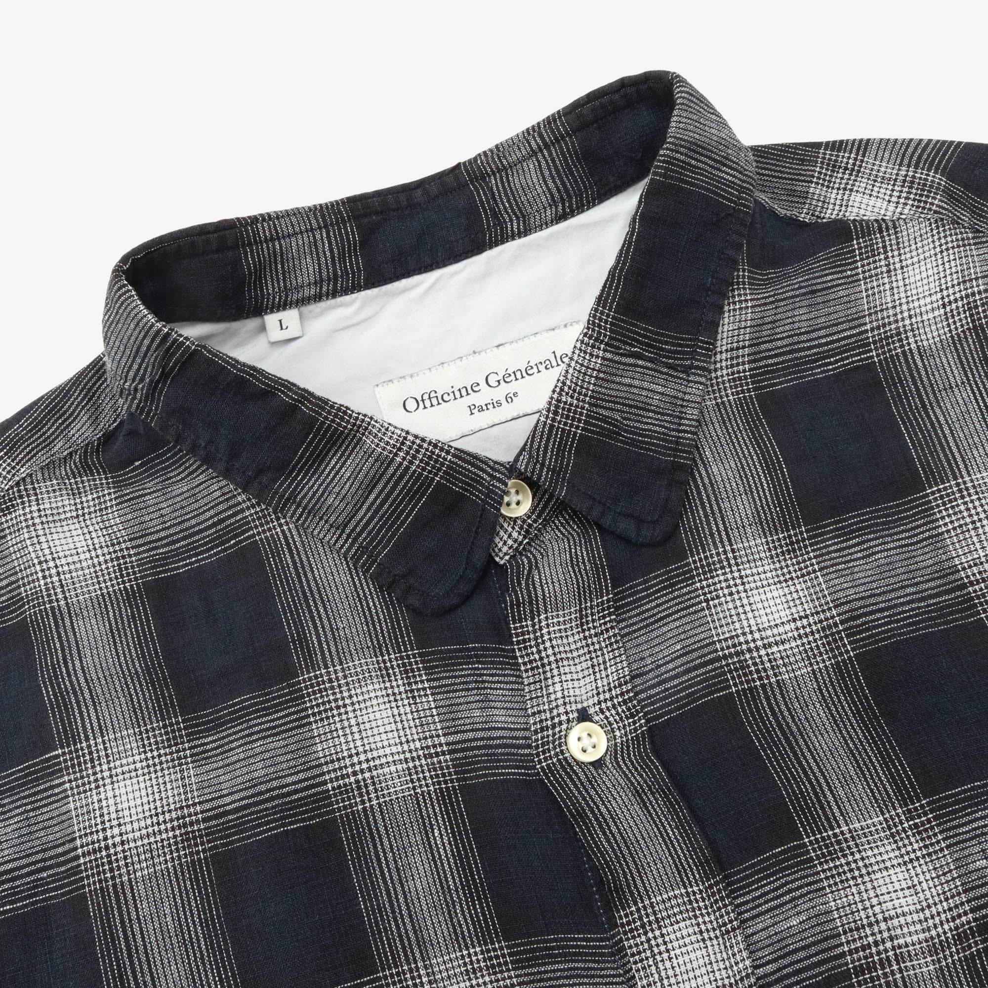 Linen Check Shirt