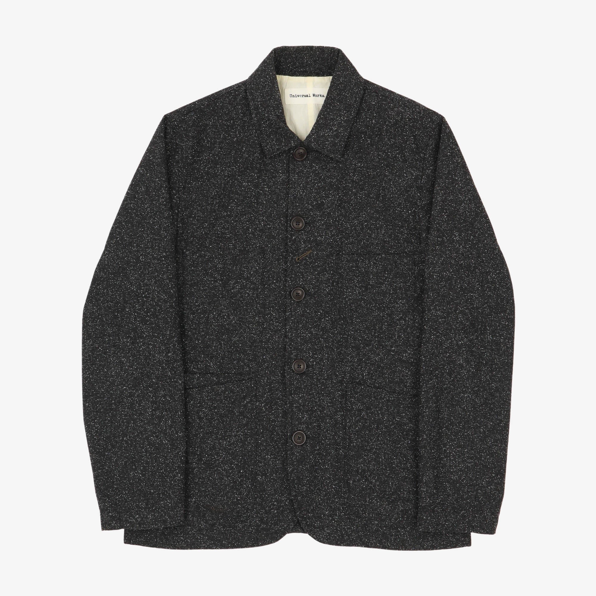 Salt & Pepper Wool Bakers Jacket