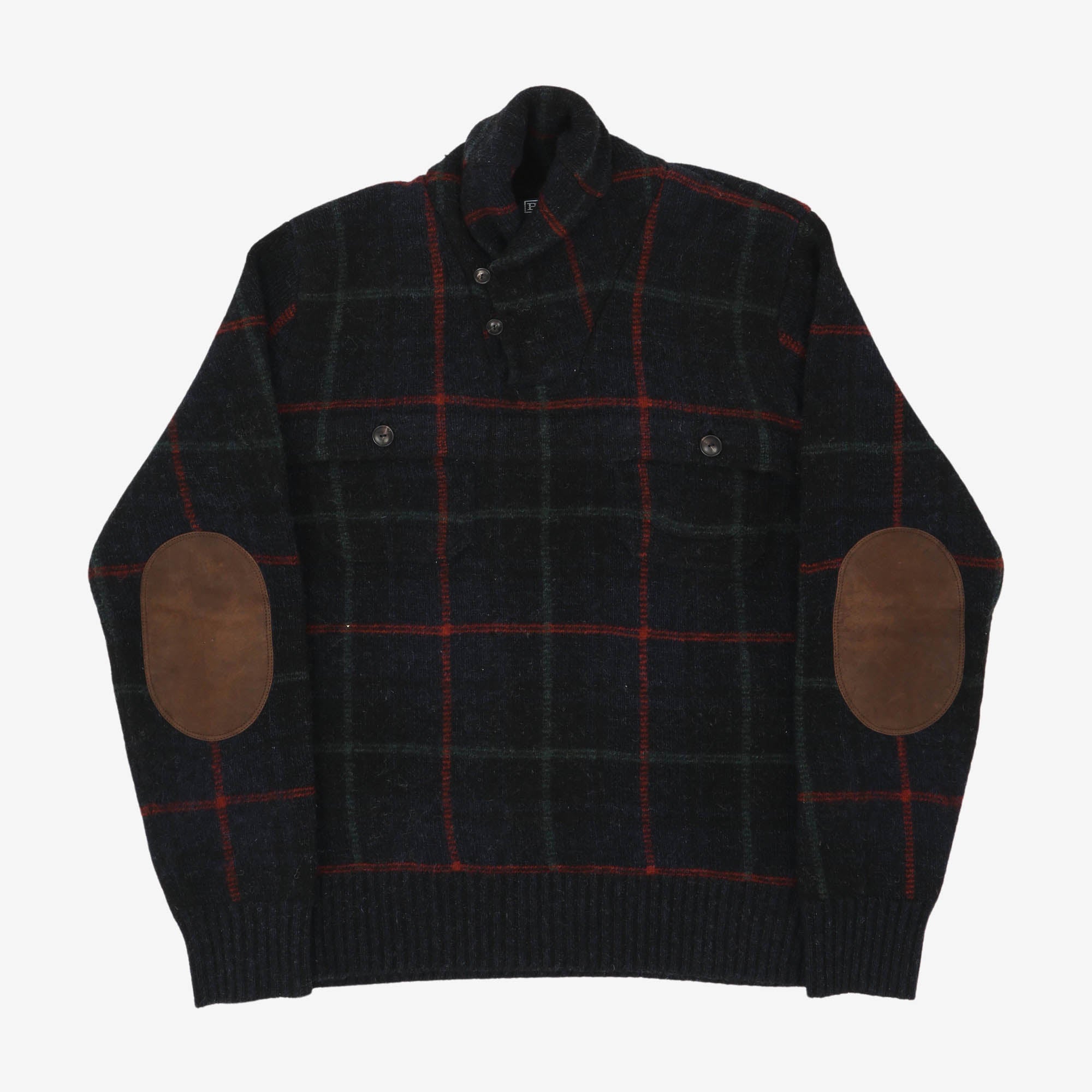 Shawl Collar Knit PO Sweater