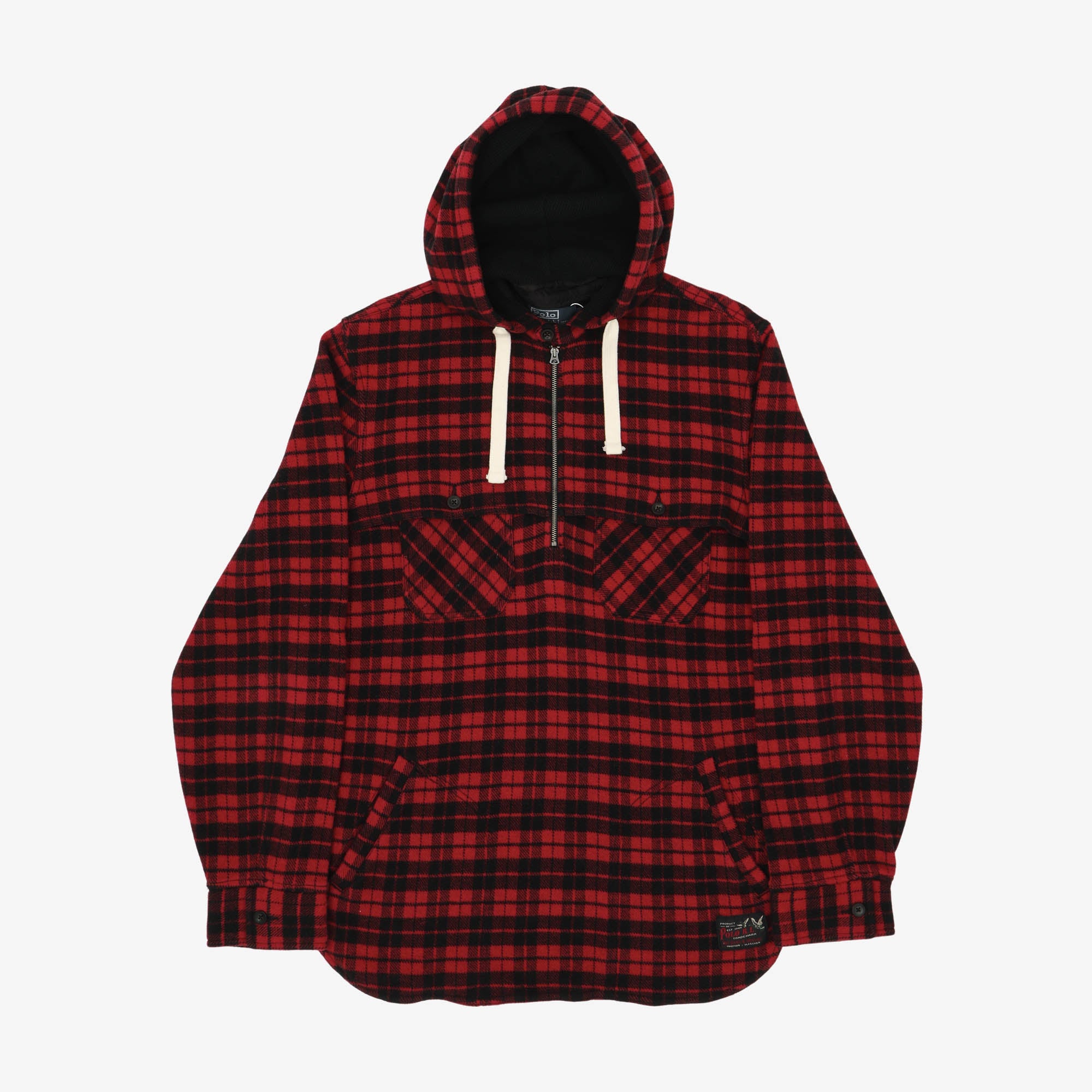 Check Blanket Hoodie