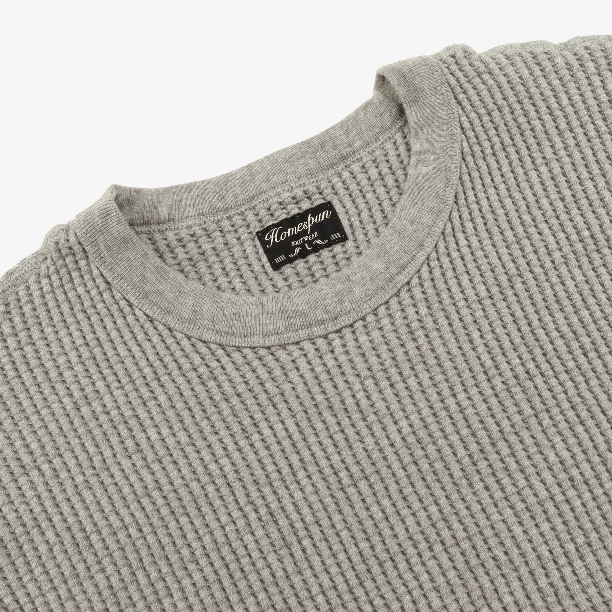 Bulky Waffle Thermal Crewneck