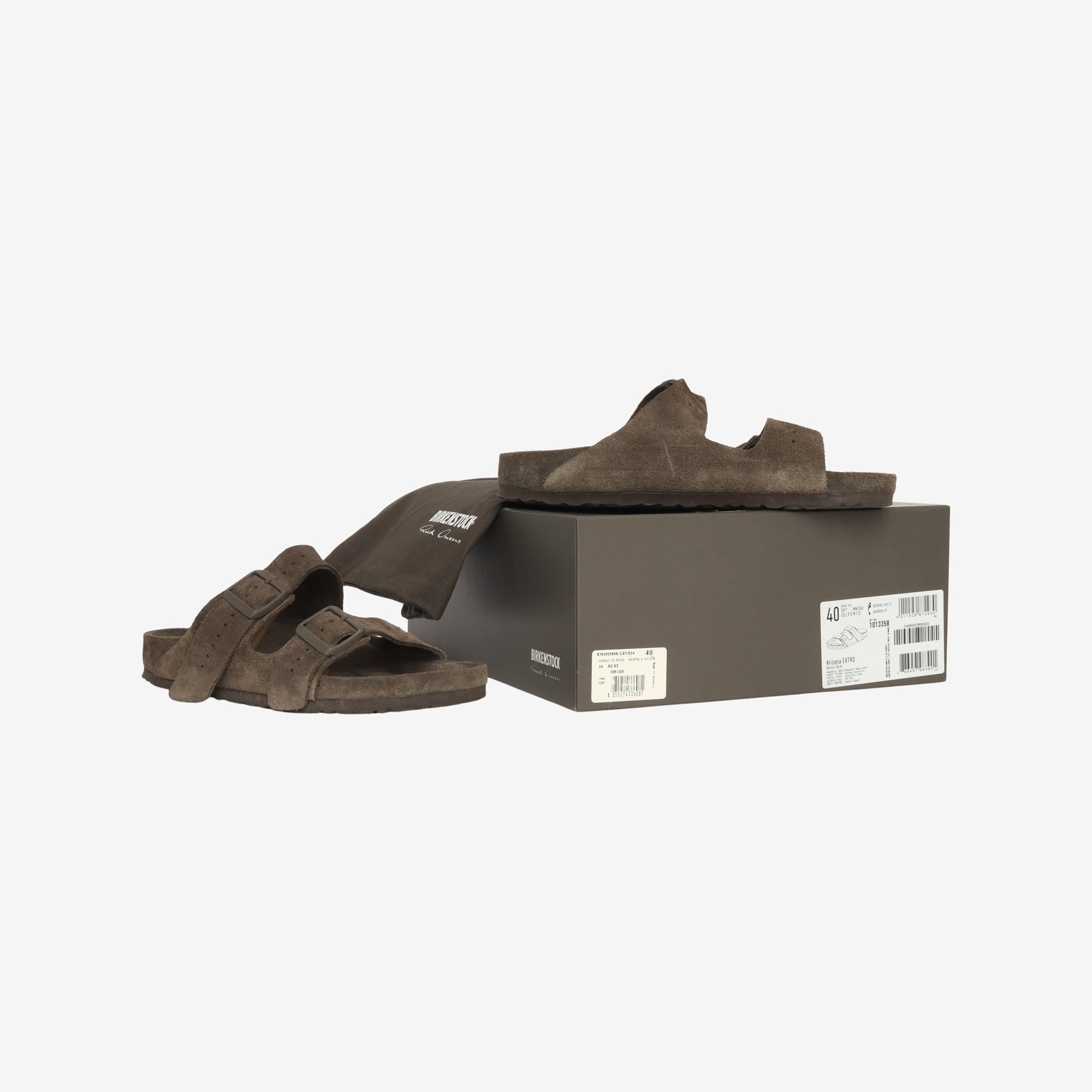 Rick Owens Arizona Suede Sandals