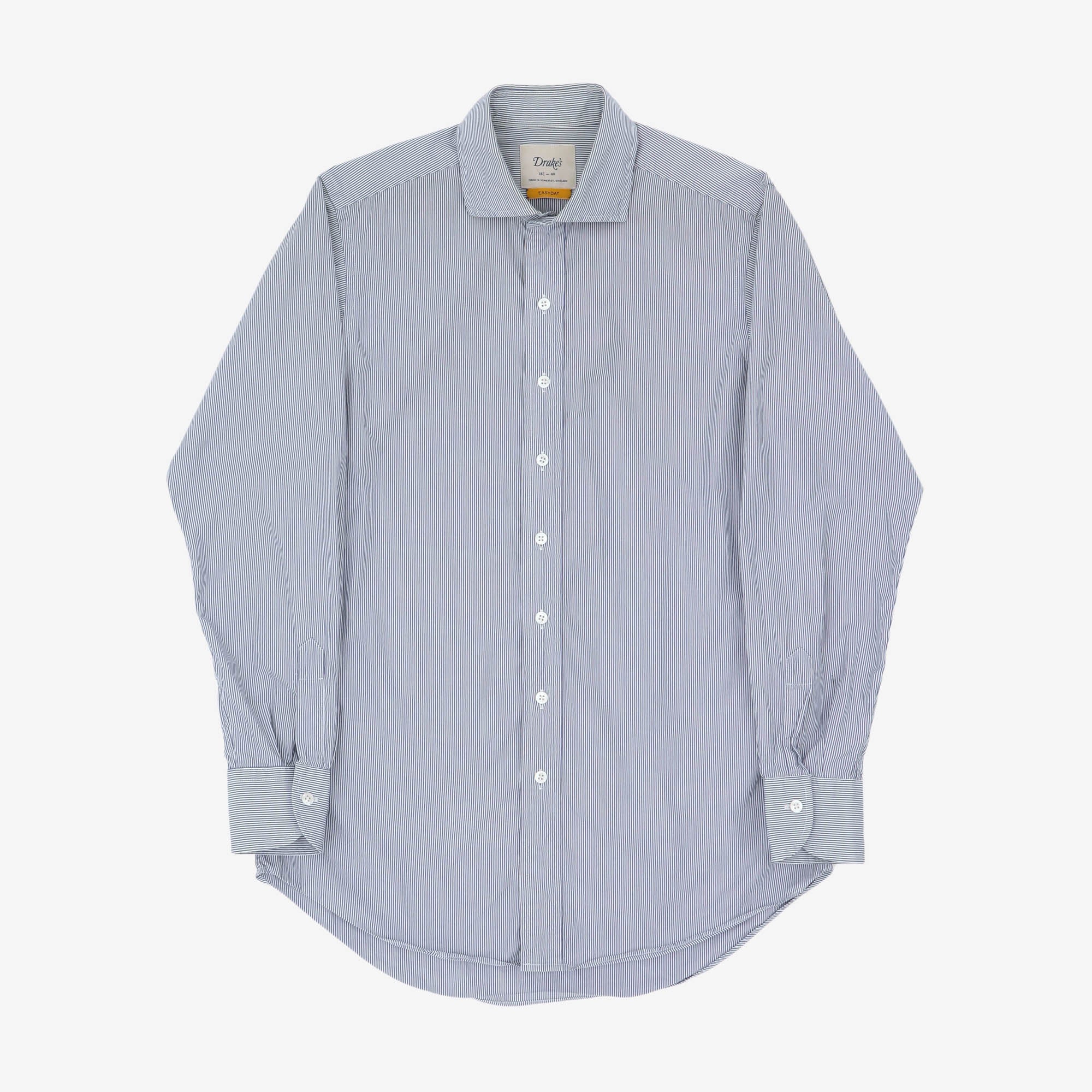 Narrow Stripe Easyday BD Poplin Shirt