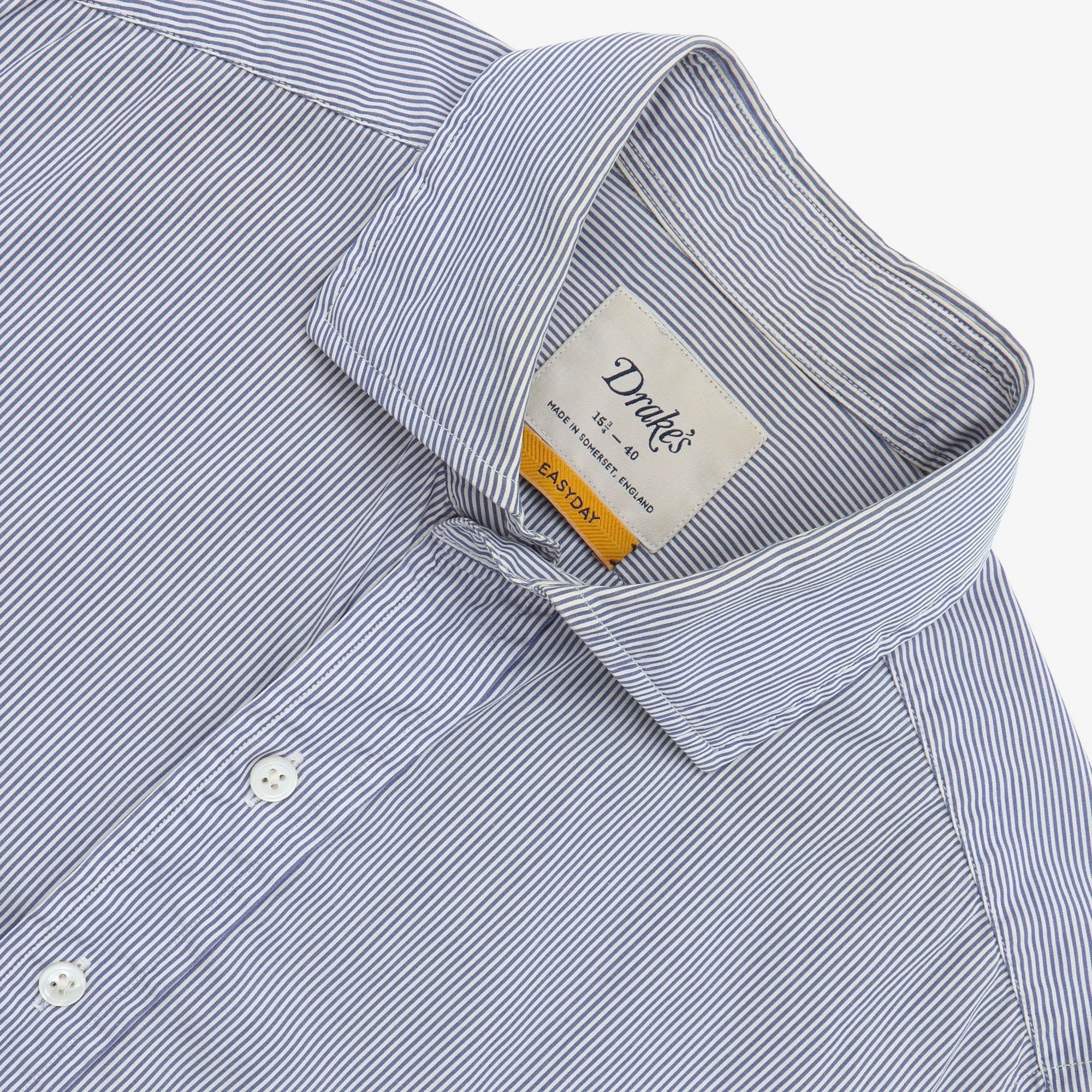 Narrow Stripe Easyday BD Poplin Shirt