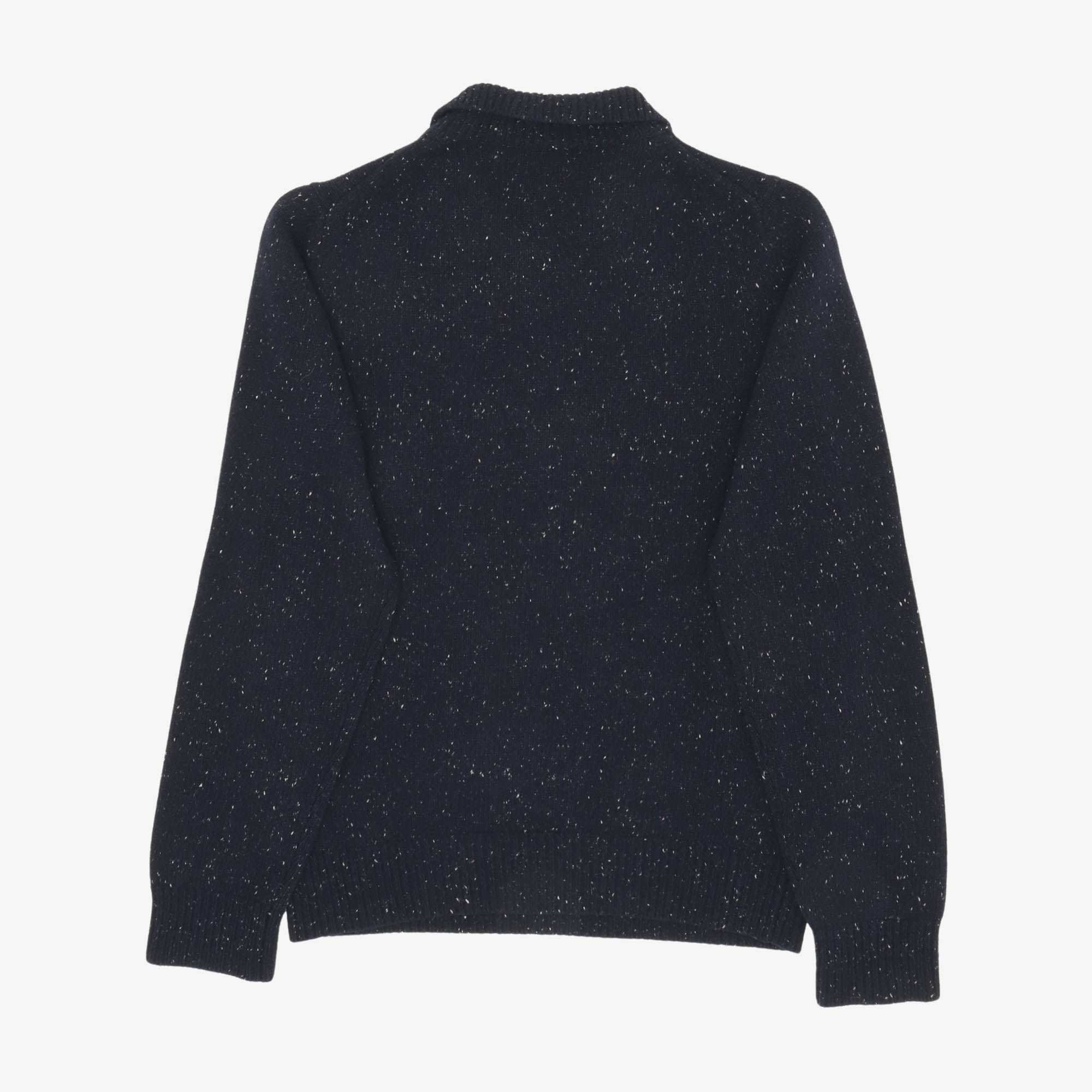 Sheelin Speckle Knit Collar Sweater