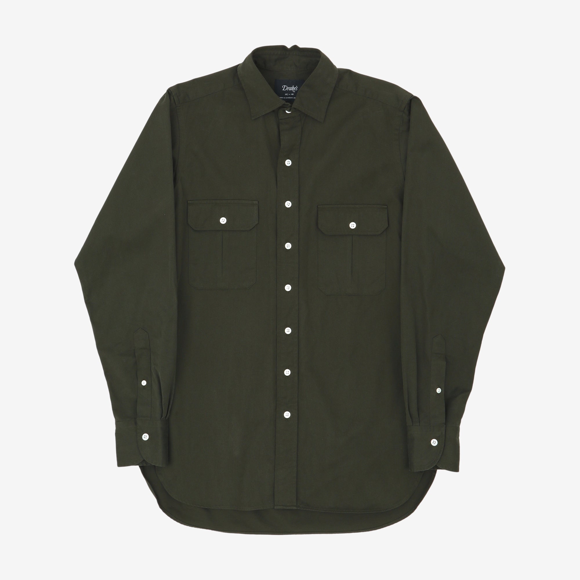 Two Pocket Twill Work Shirt