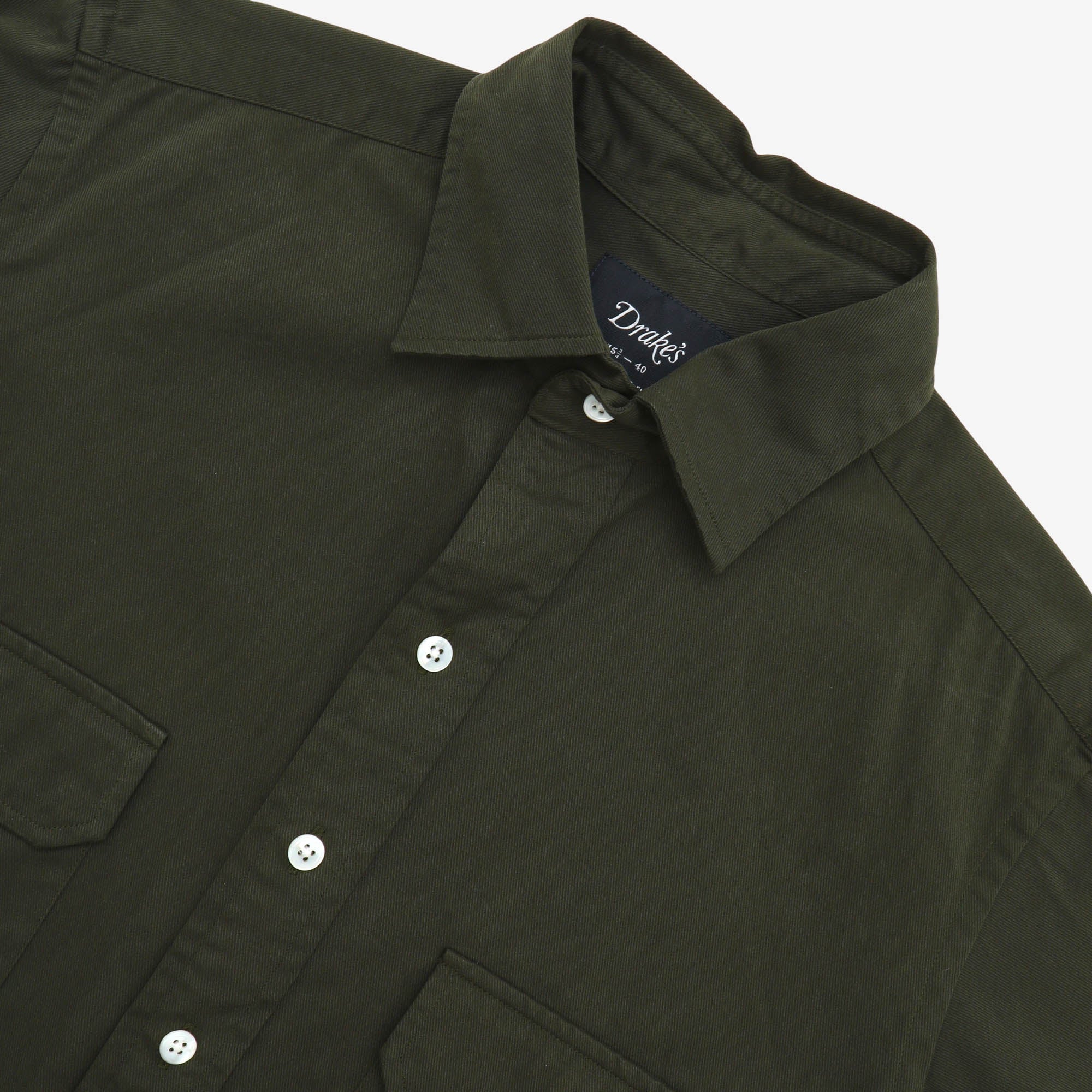Two Pocket Twill Work Shirt