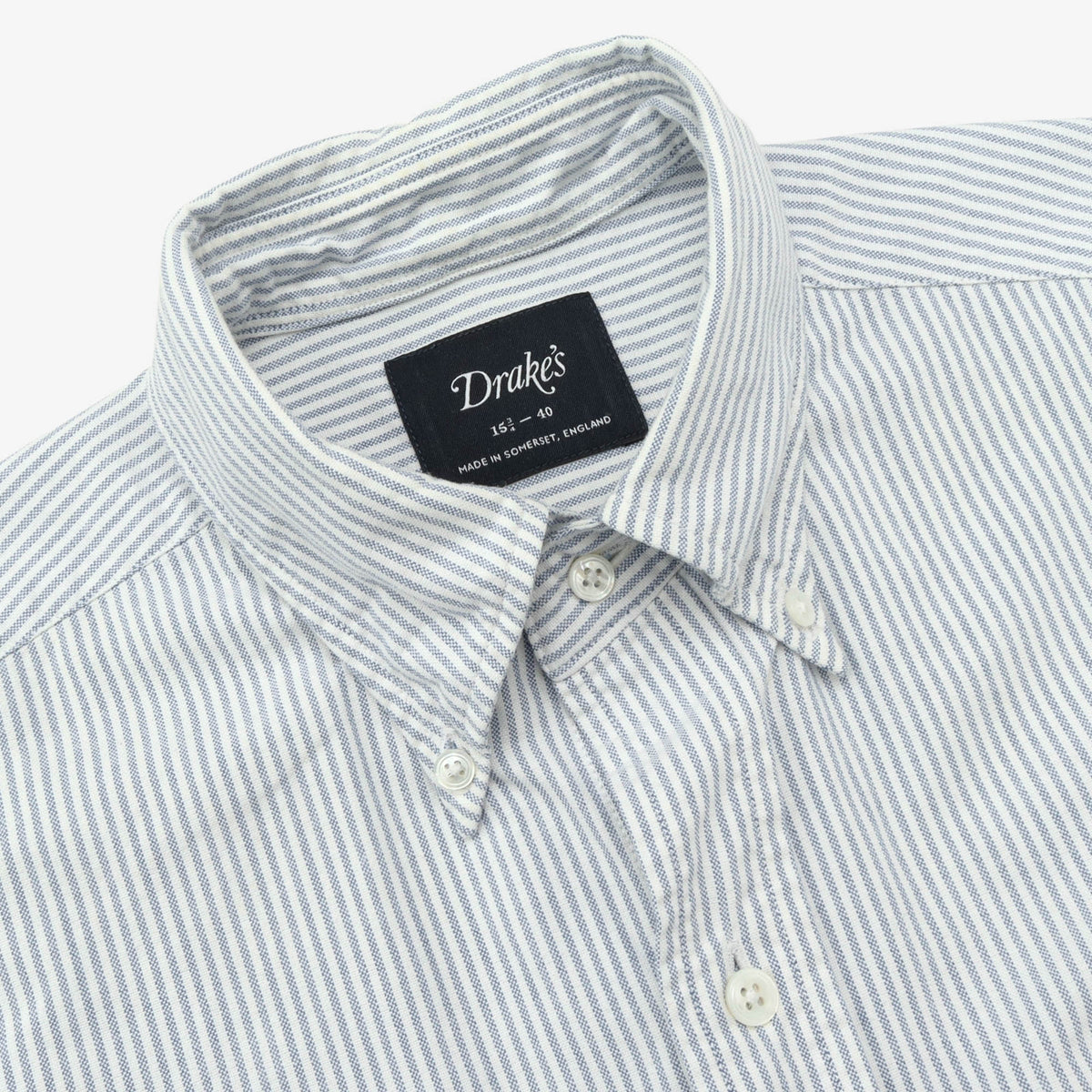 Drakes BD Striped Oxford Shirt – Marrkt