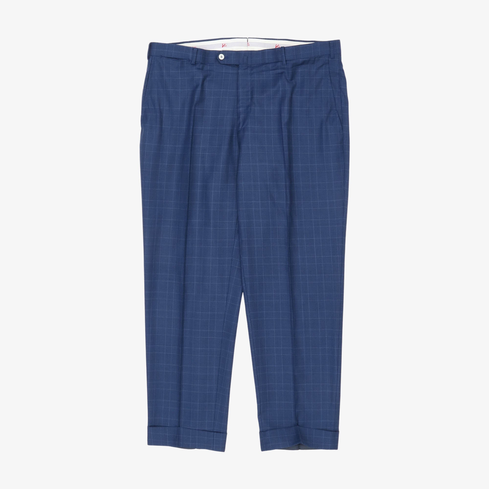 Wool Check Suit