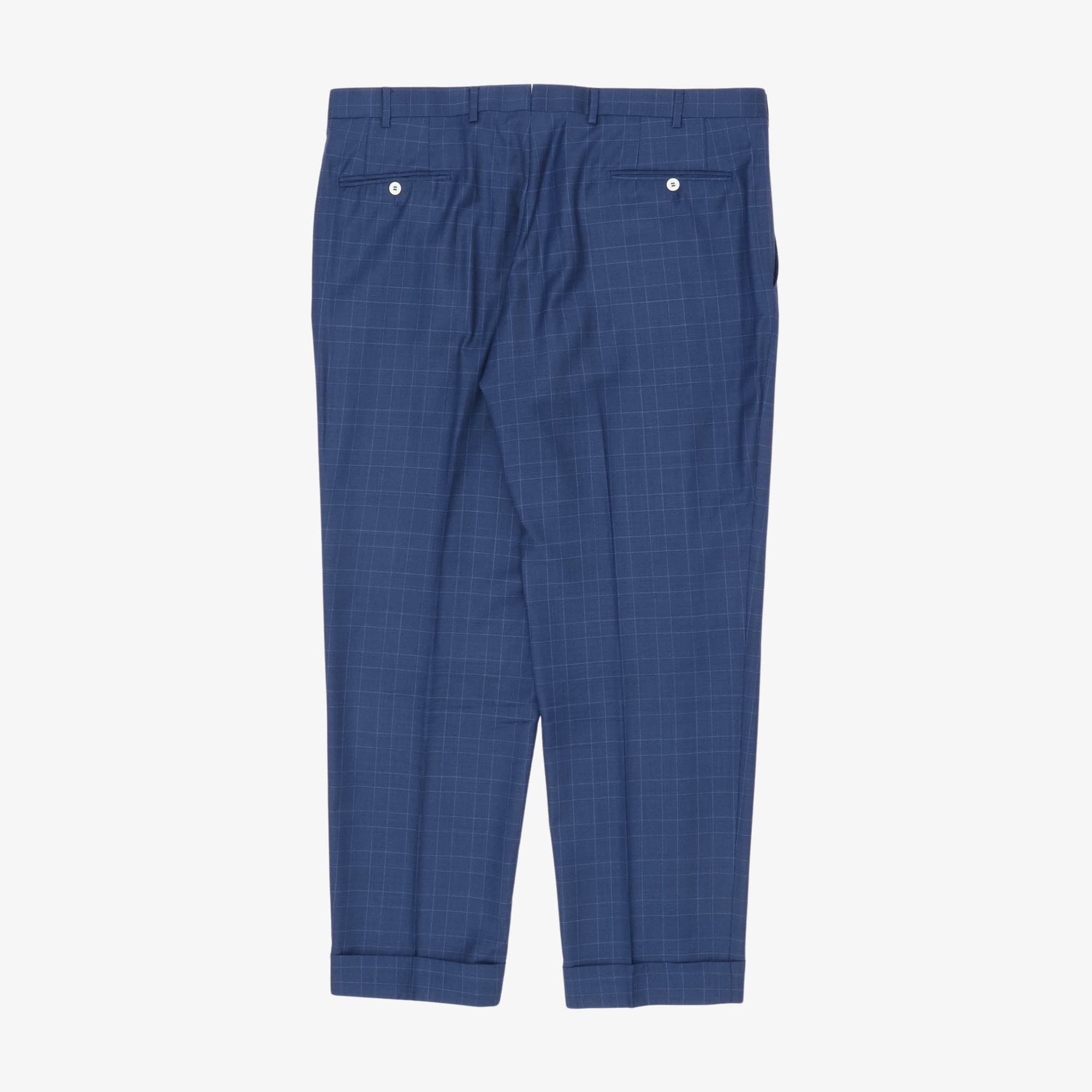 Wool Check Suit