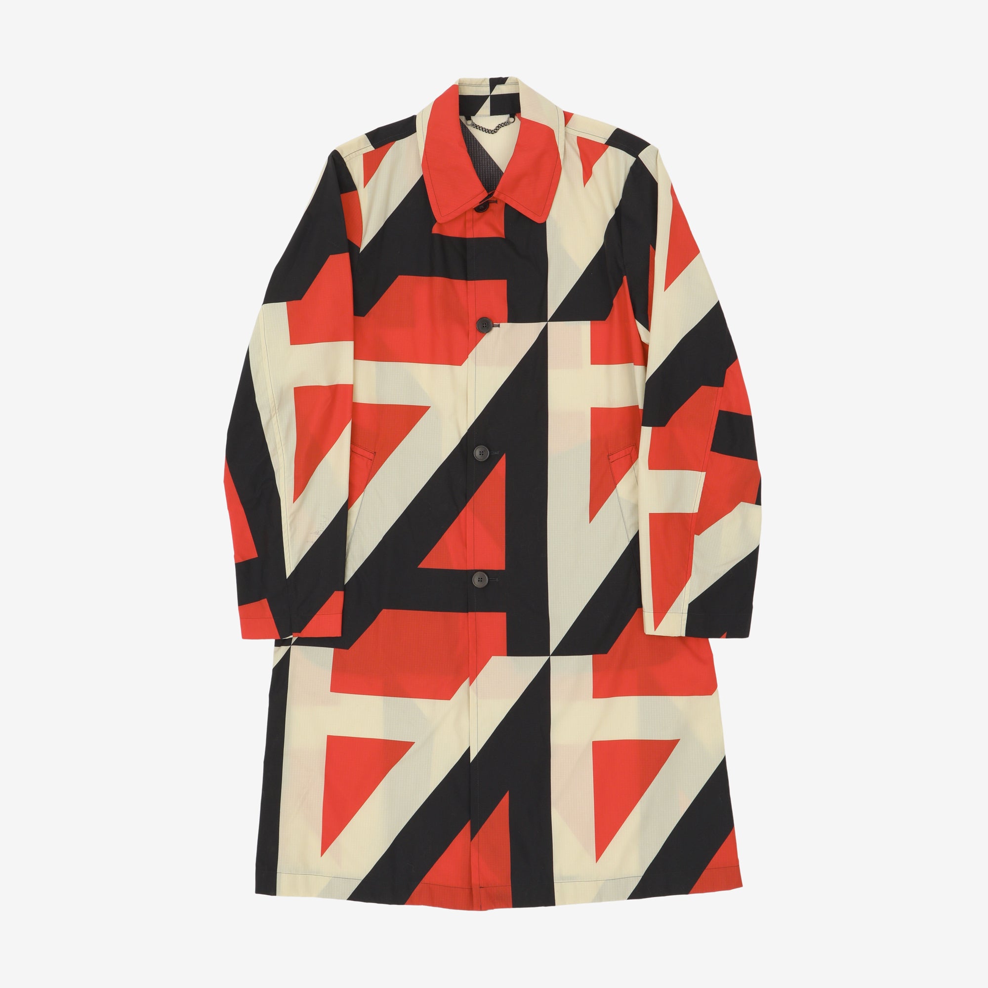 Nylon Printed Roalen Coat