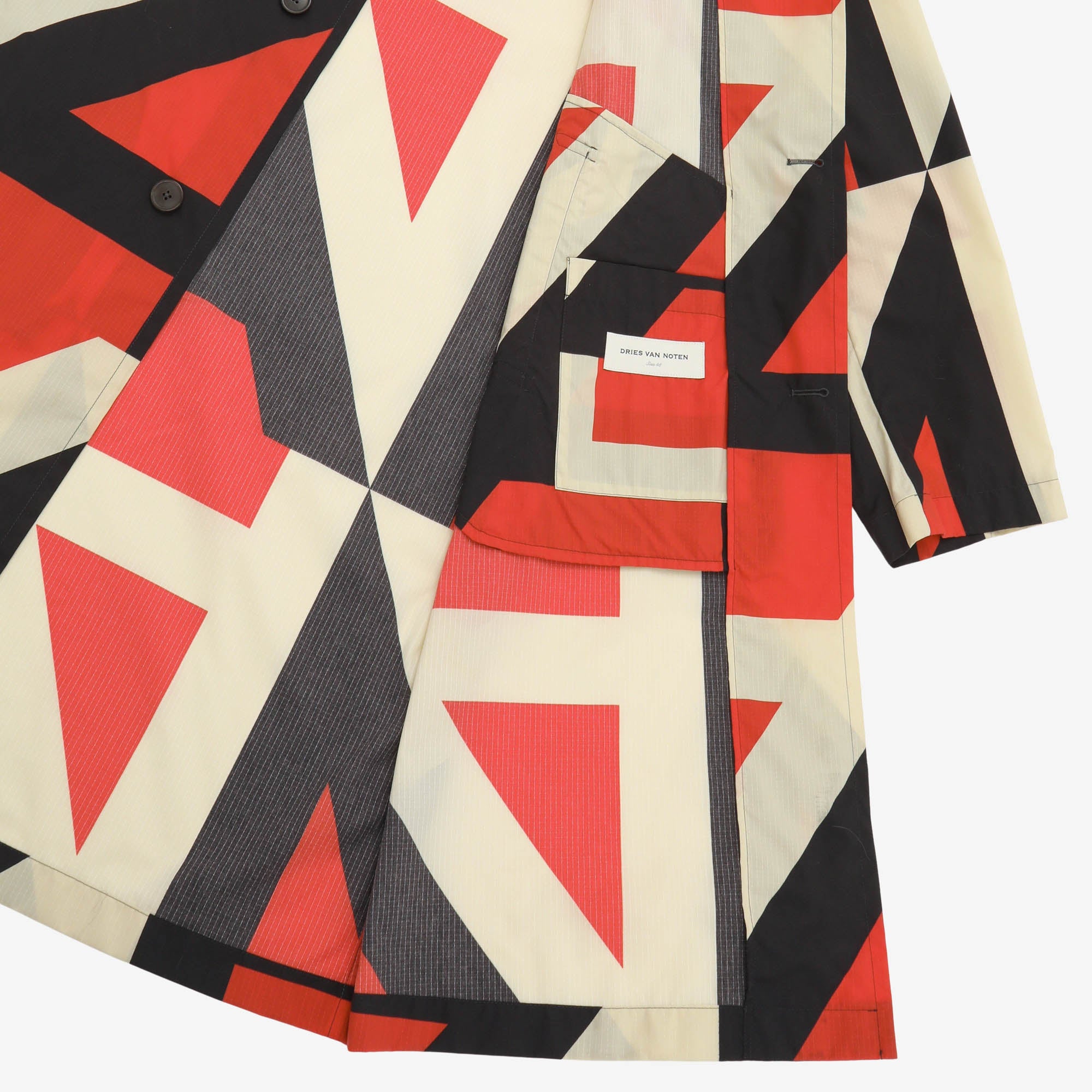 Nylon Printed Roalen Coat