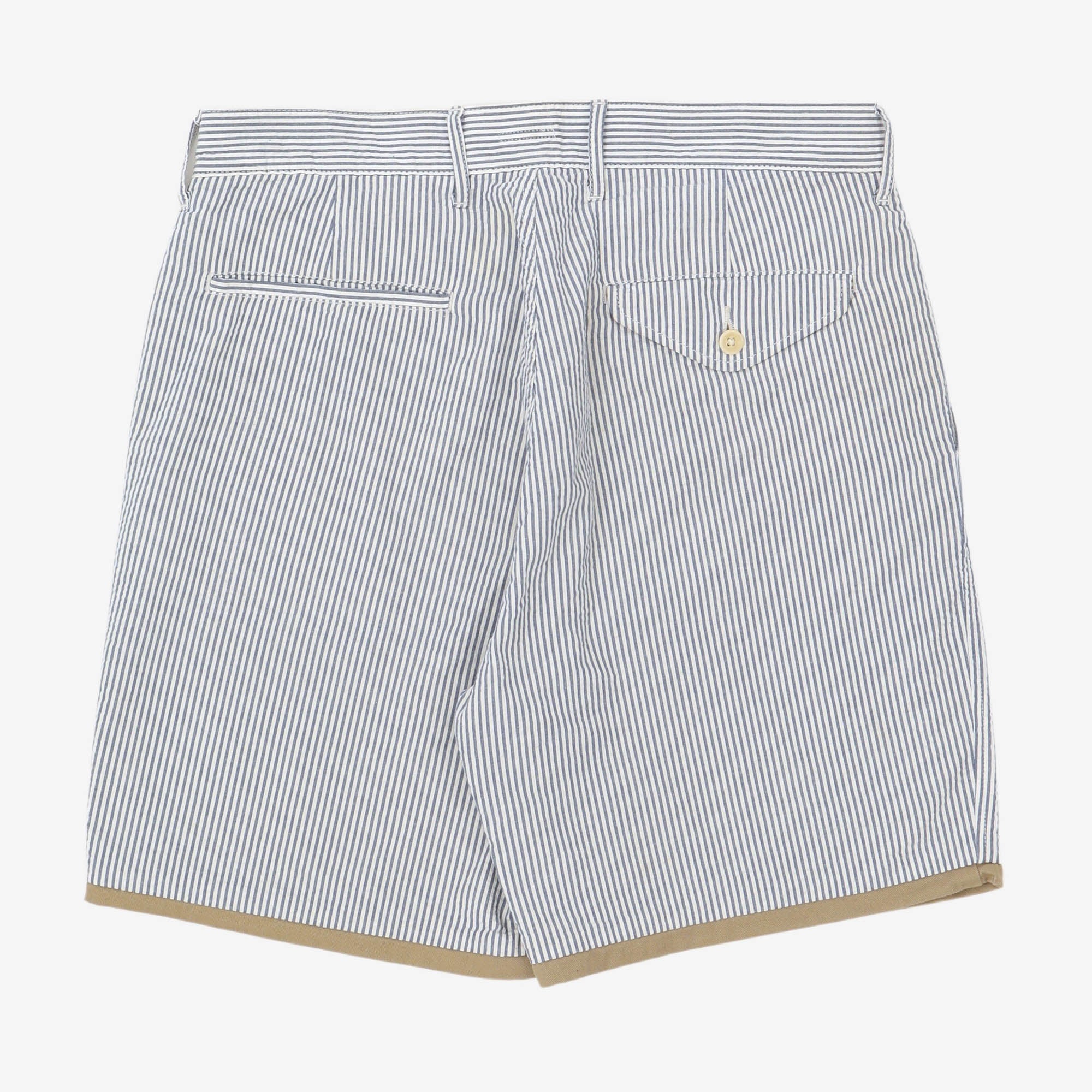 Striped Seersucker Shorts