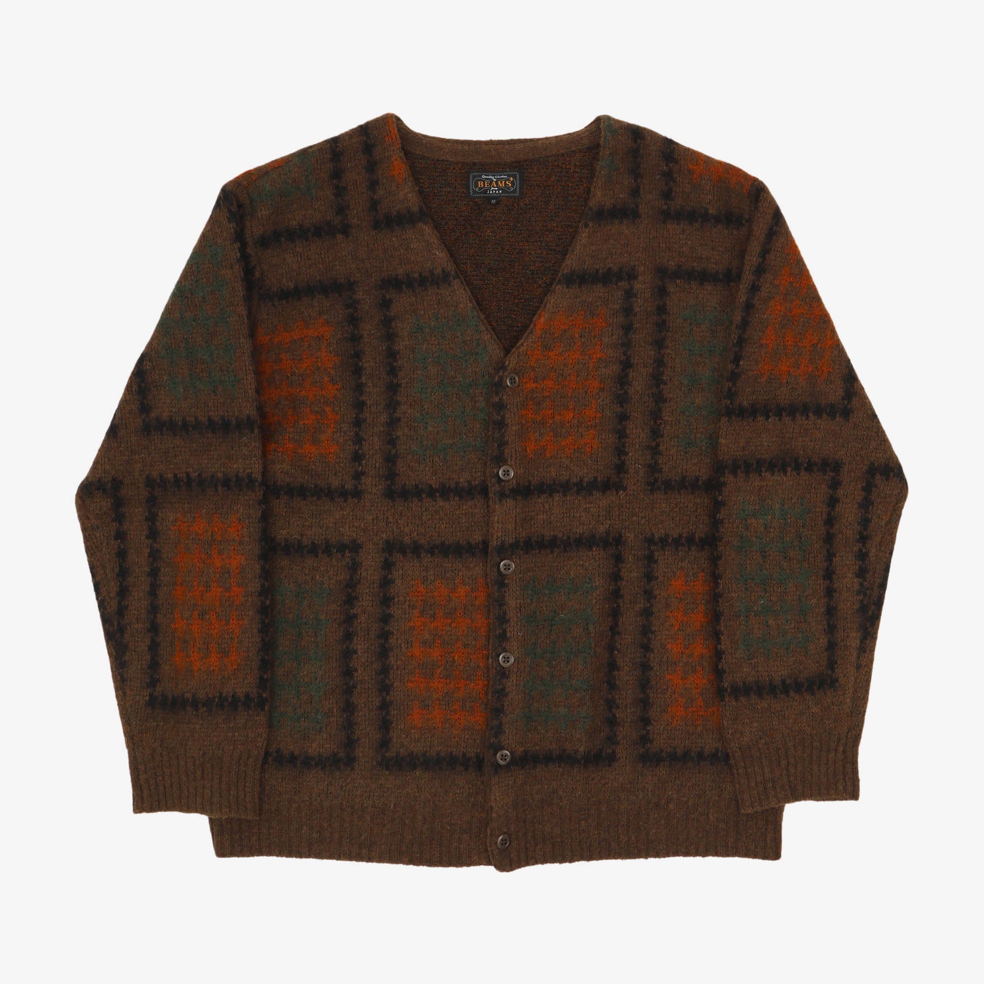 Double Jacquard Cardigan