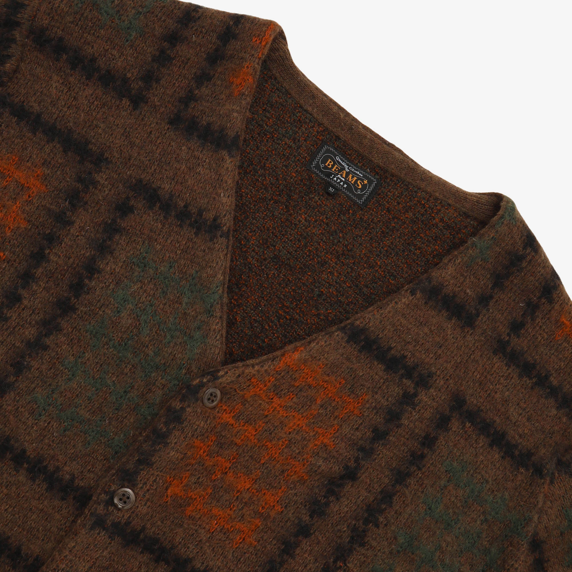 Double Jacquard Cardigan