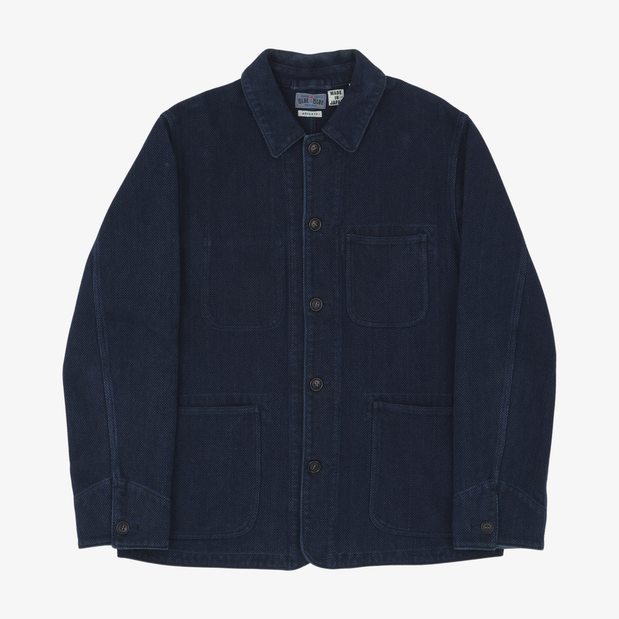 Sashiko Washed Coverall Jacket