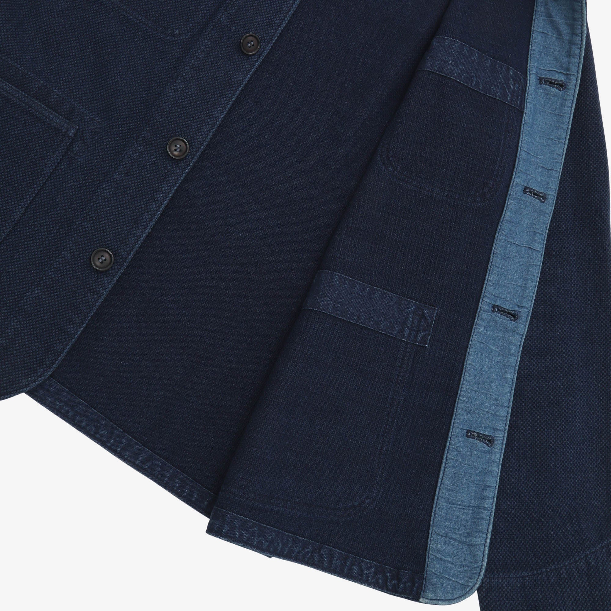 Sashiko Washed Coverall Jacket