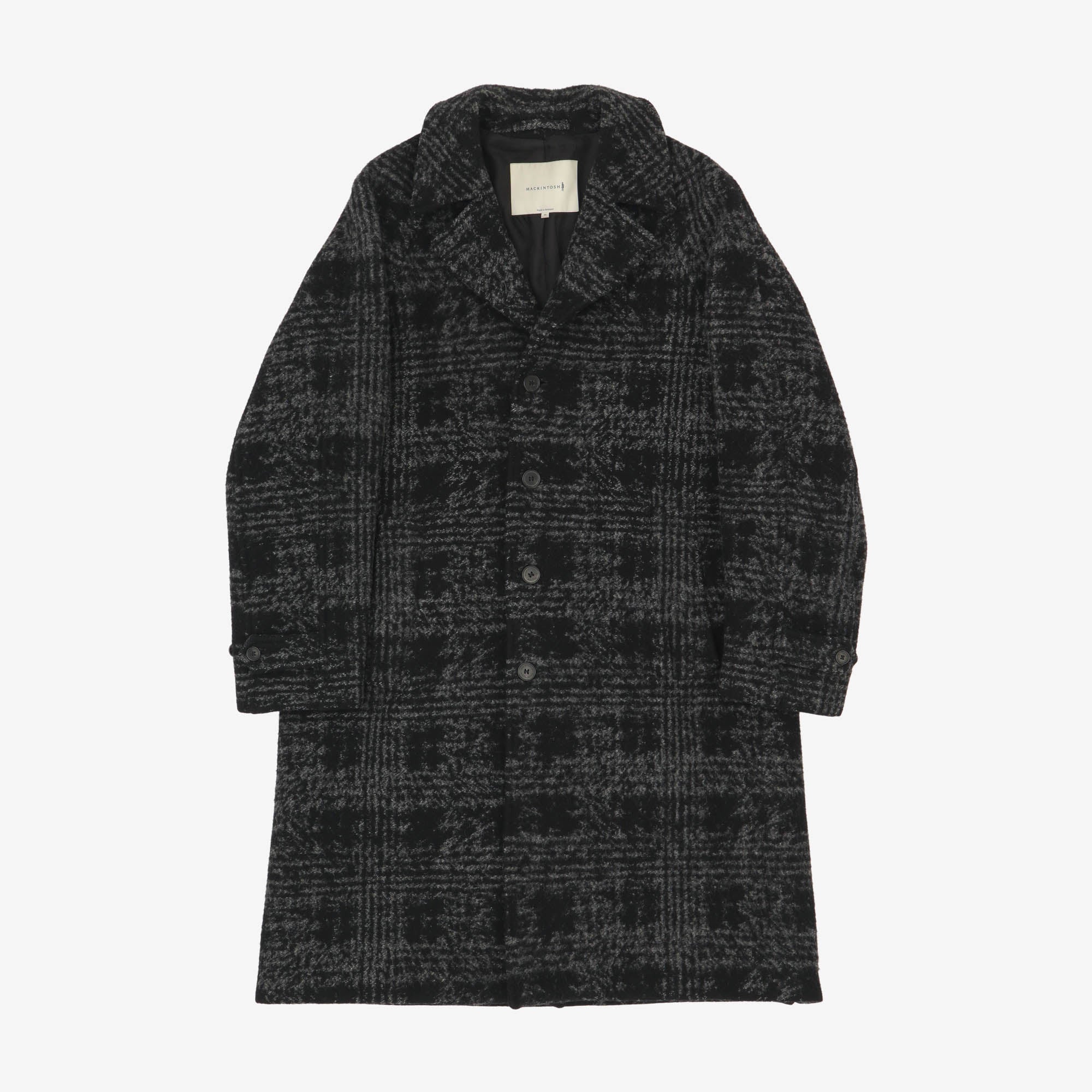 Plaid Raglan Coat