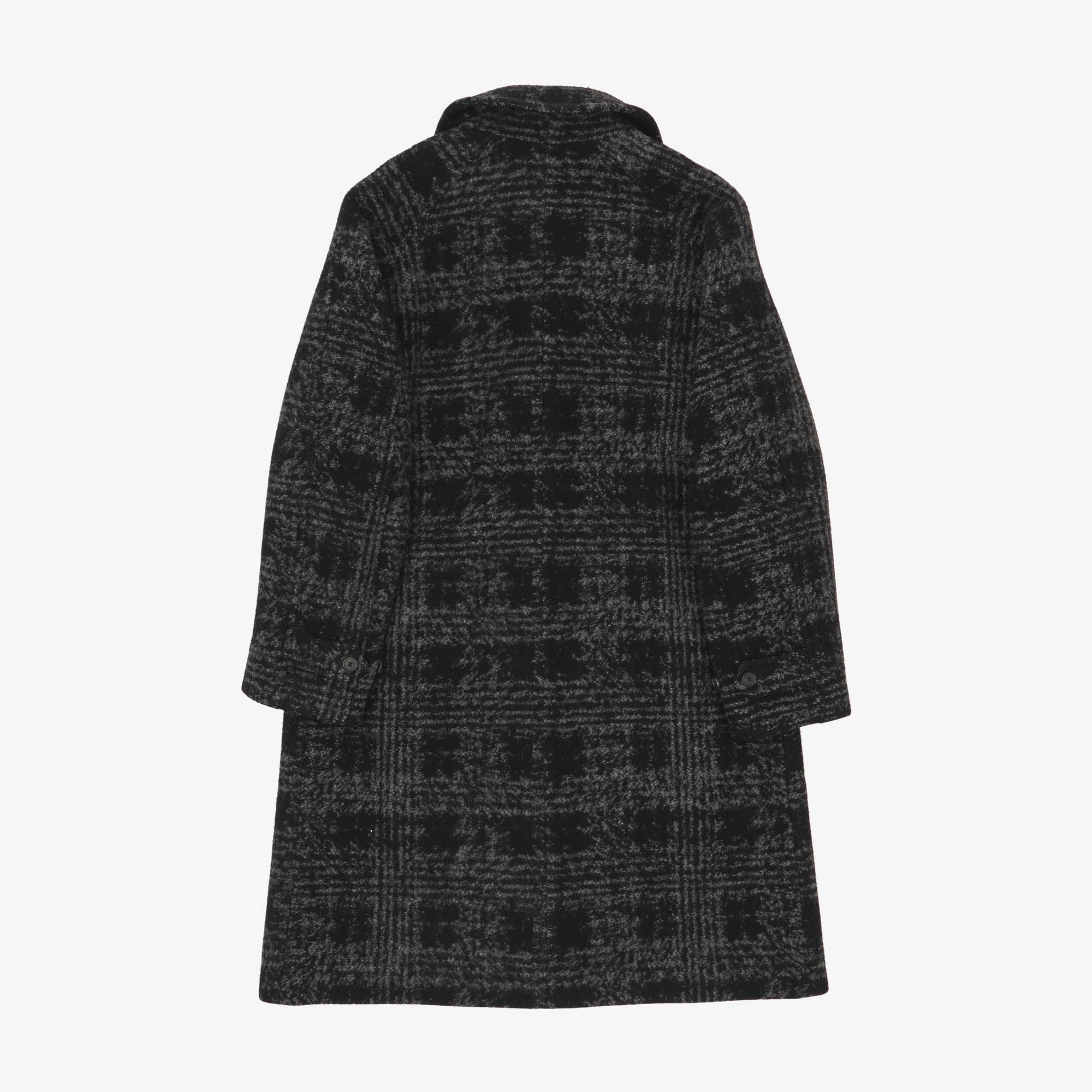 Plaid Raglan Coat