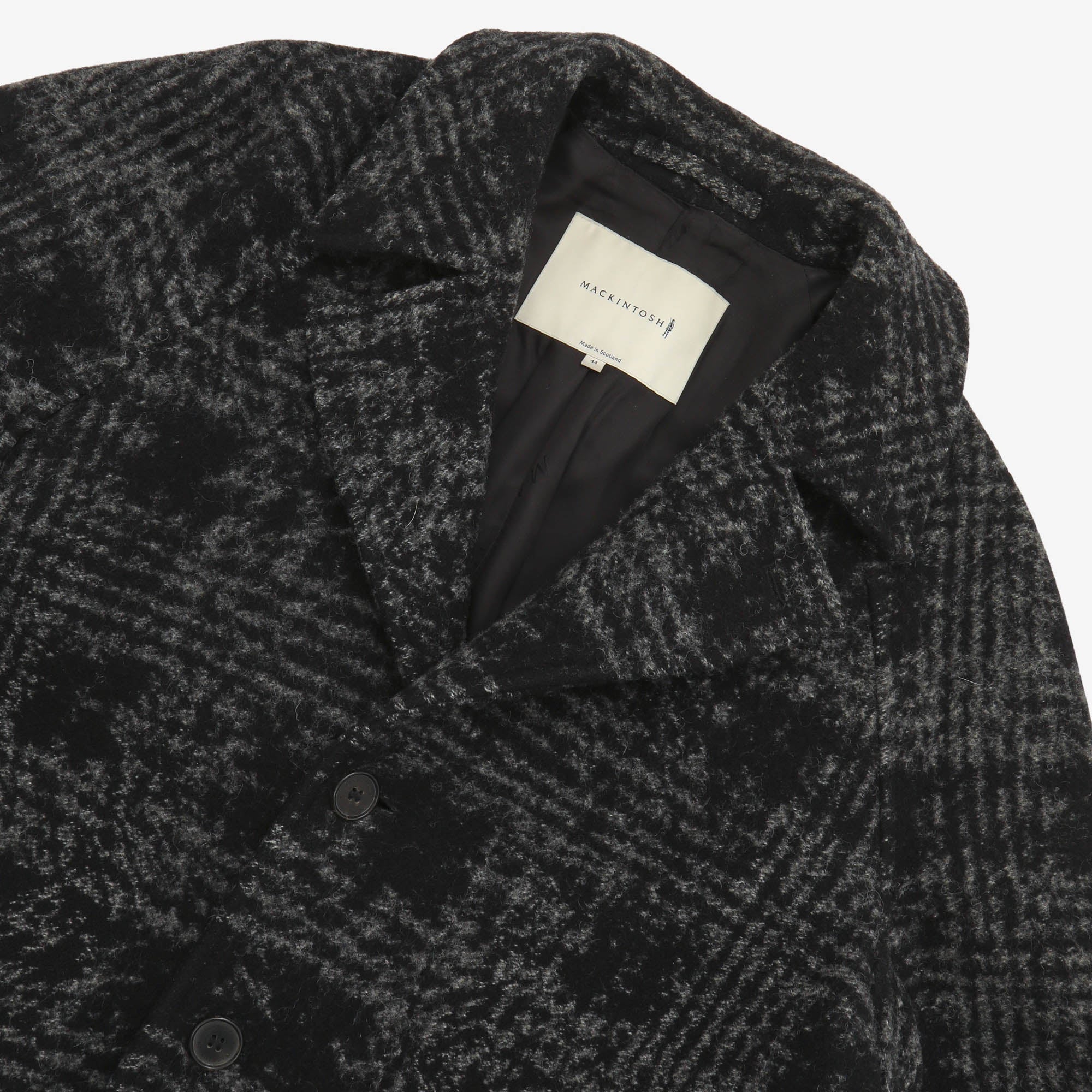 Plaid Raglan Coat