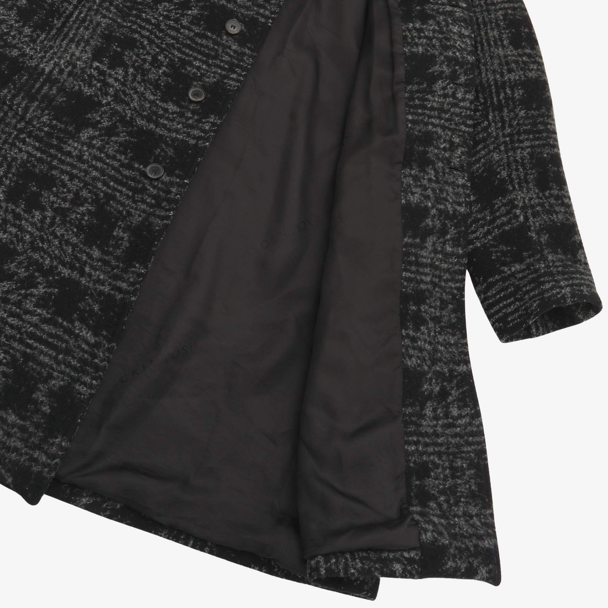 Plaid Raglan Coat