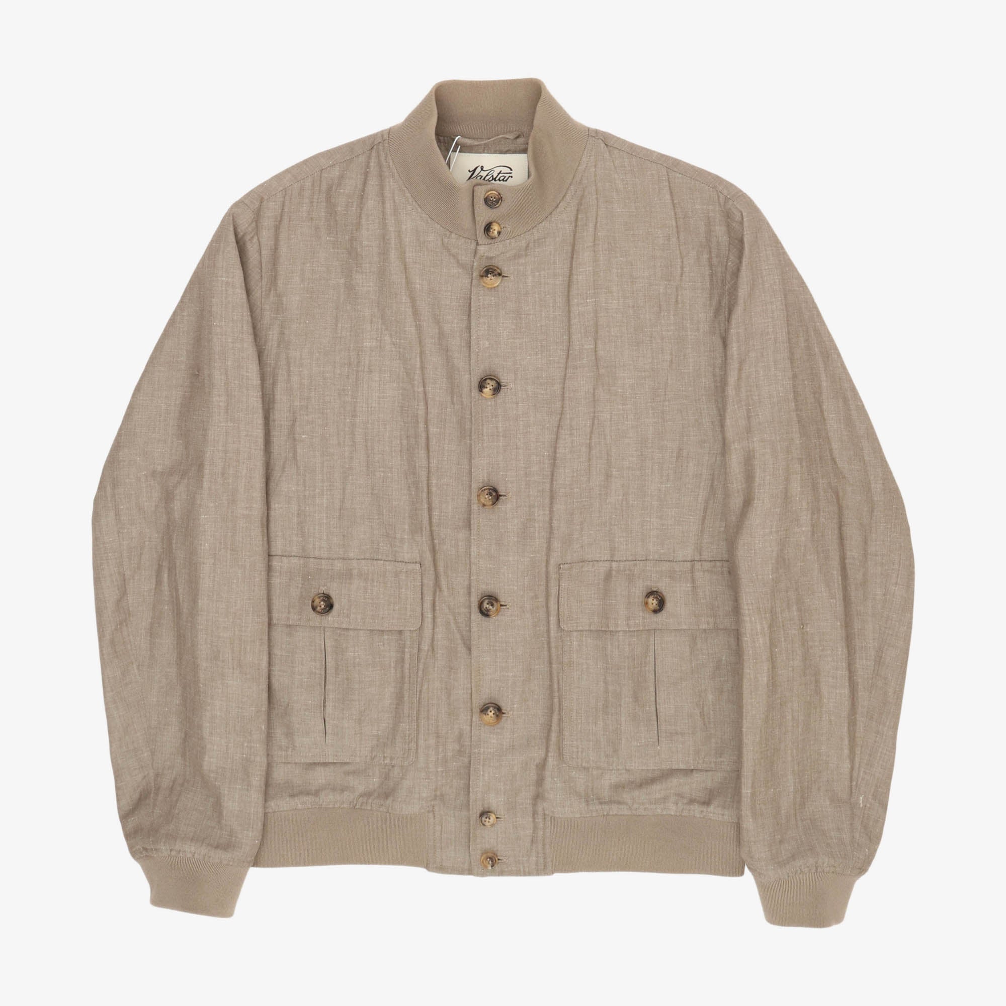 Valstarino Linen Bomber Jacket