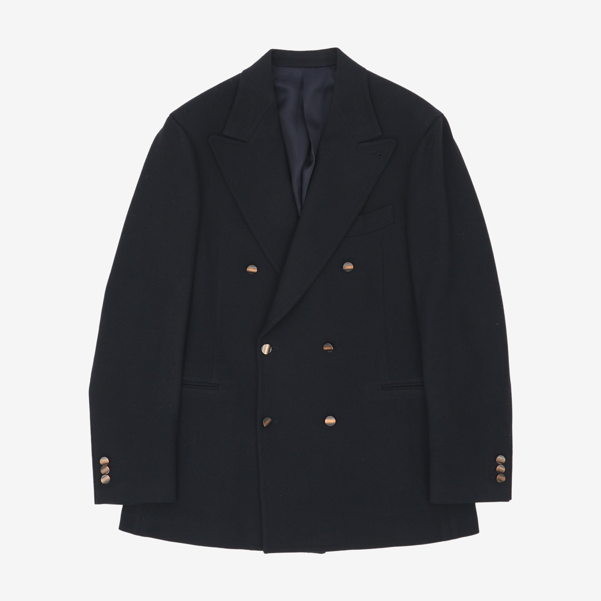 Bespoke Natural Flex Wool Twill Blazer