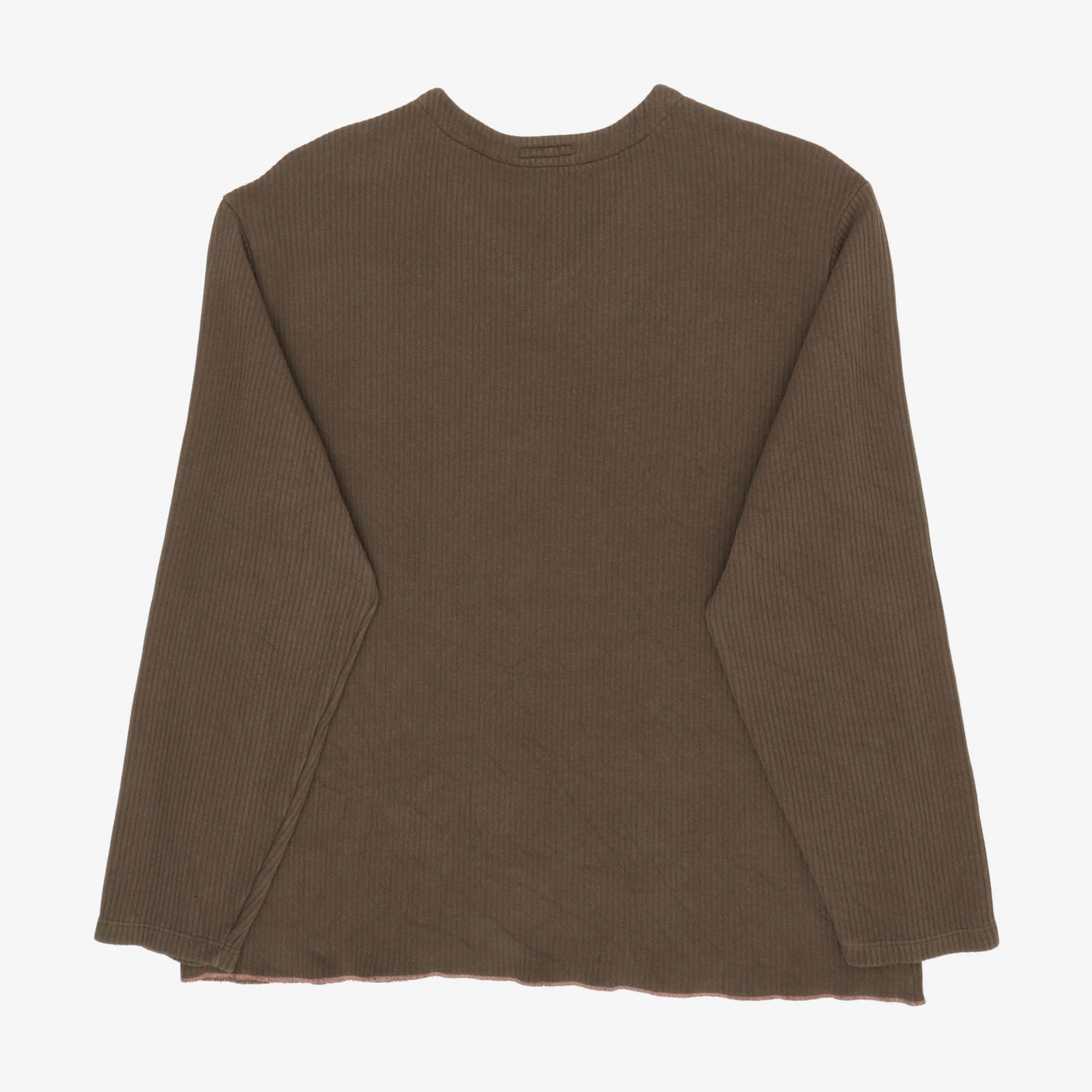 V Neck Ribbed Sweater