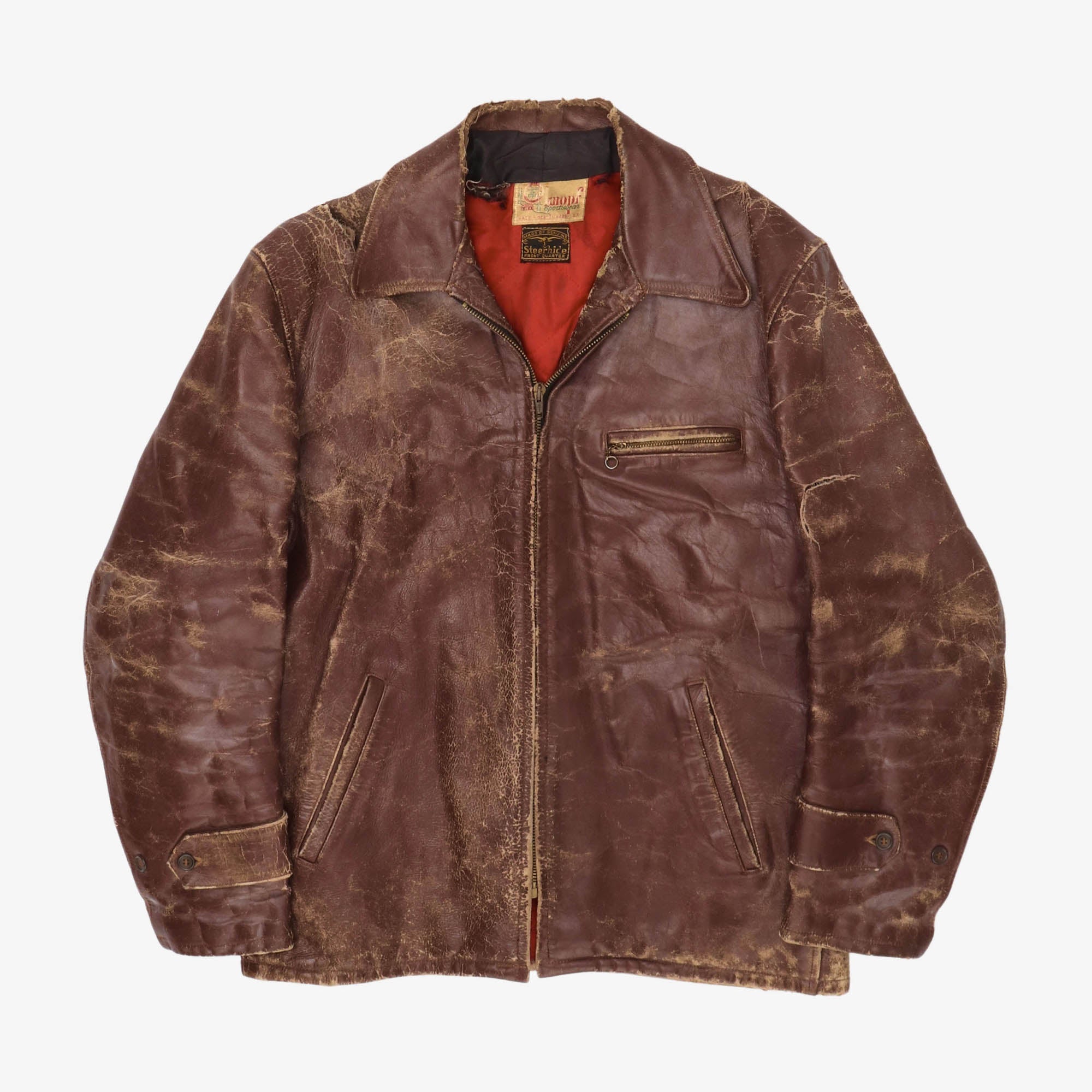 The Real McCoys AN-J-3A Leather Flight Jacket – Marrkt
