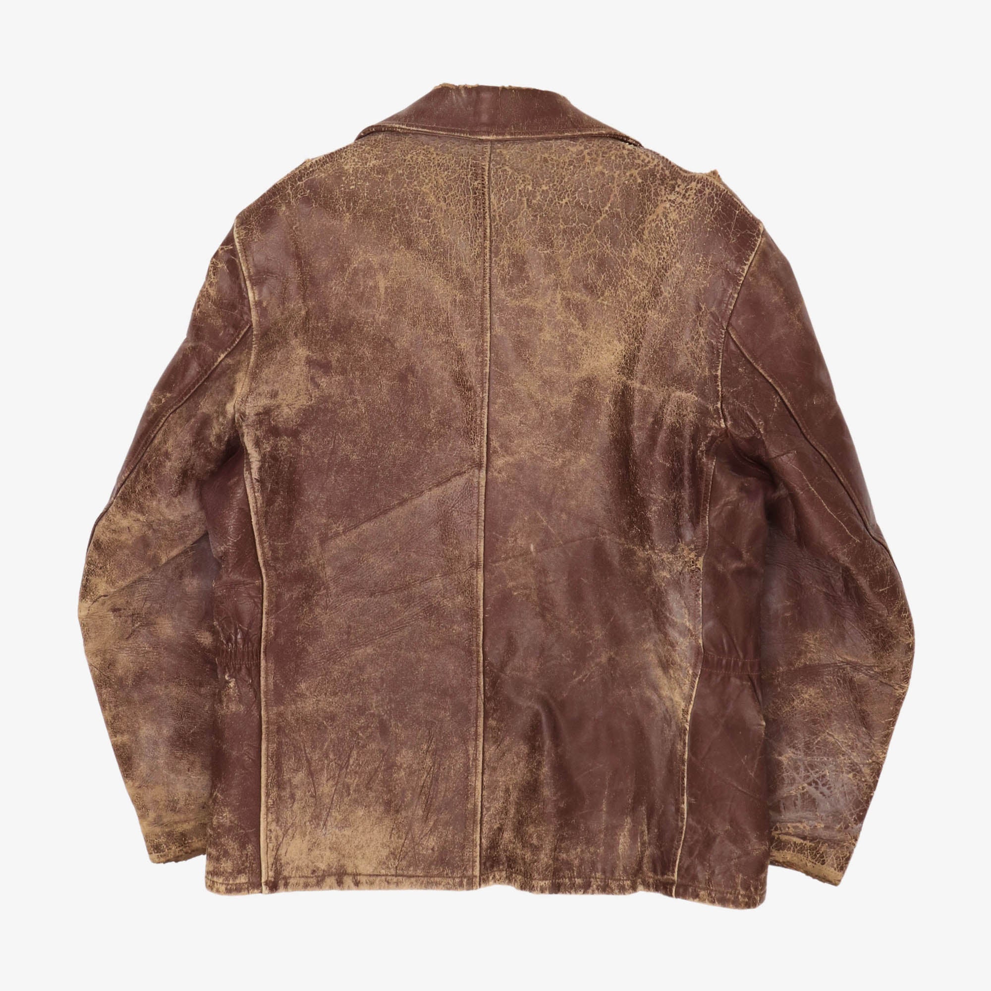 1940s Steerhide Leather Jacket (Knopf)