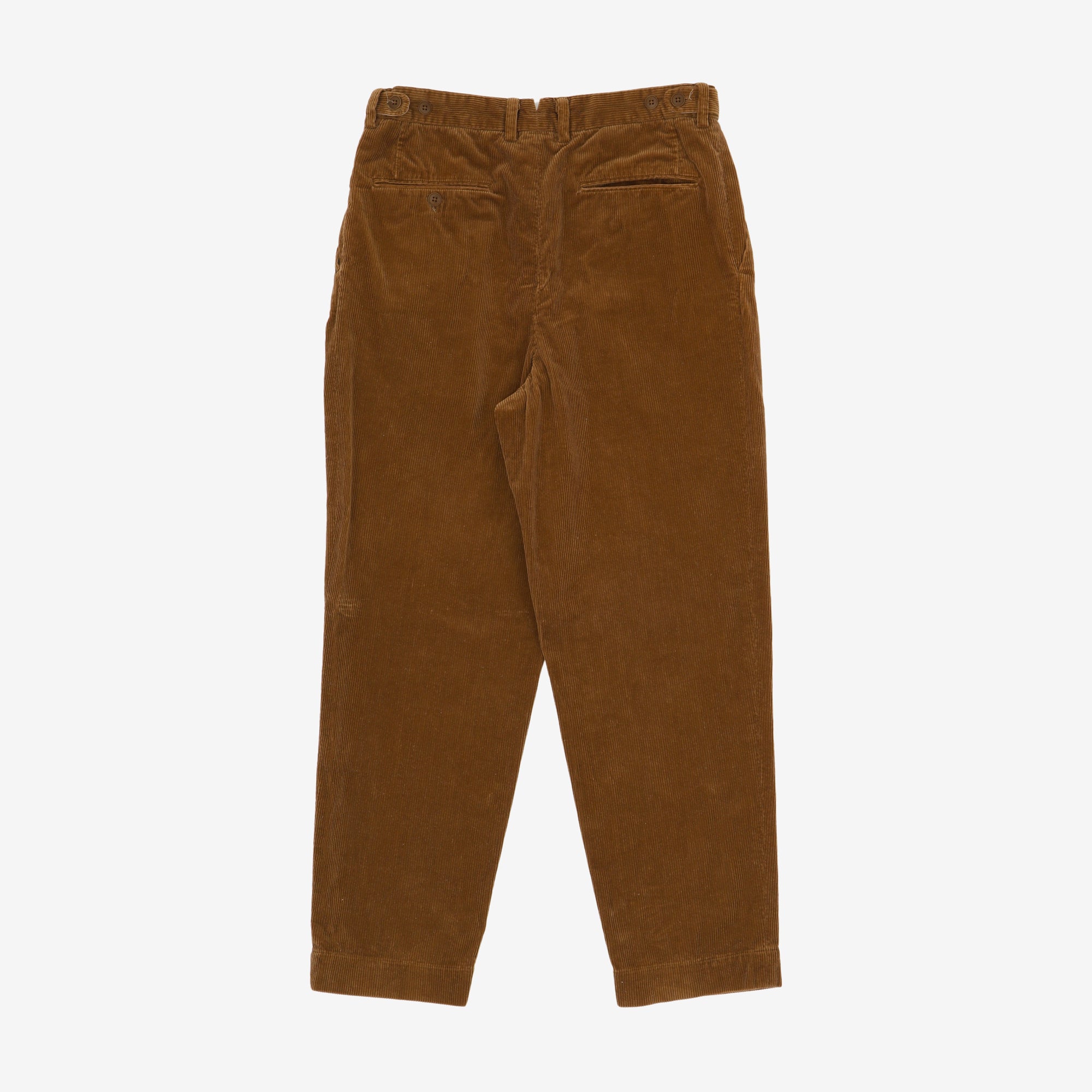 Corduroy Pleated Trousers (32W X 27L)
