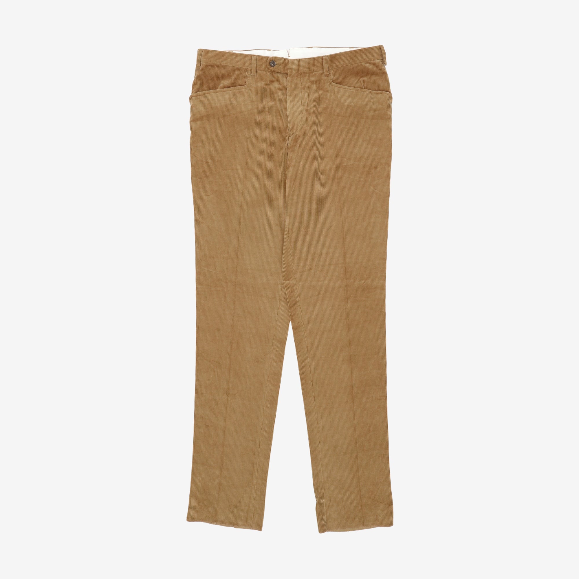 Bespoke Wool Blend Corduroy Trousers (36W X 37.5L)