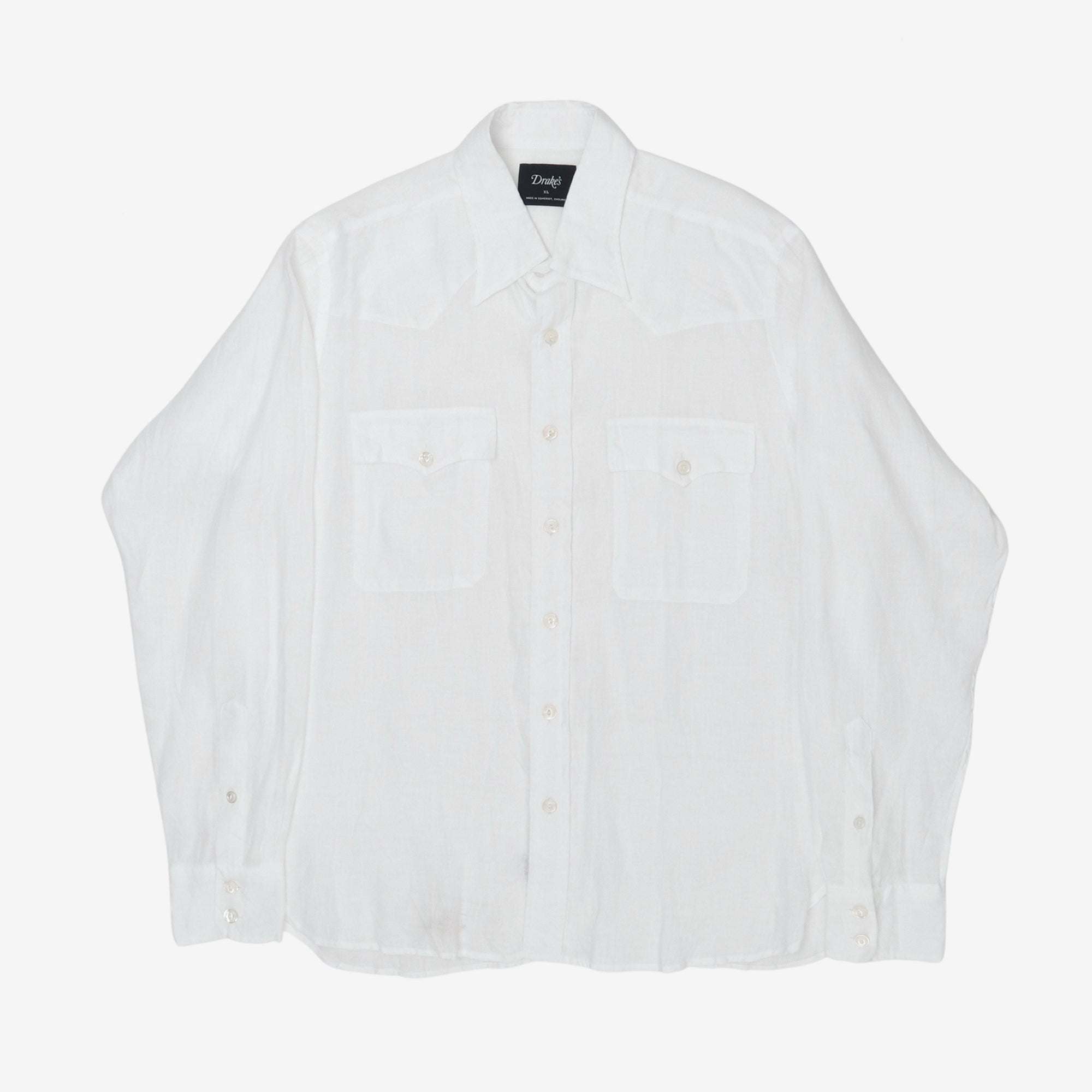 Linen Work Two Pocket Shirt