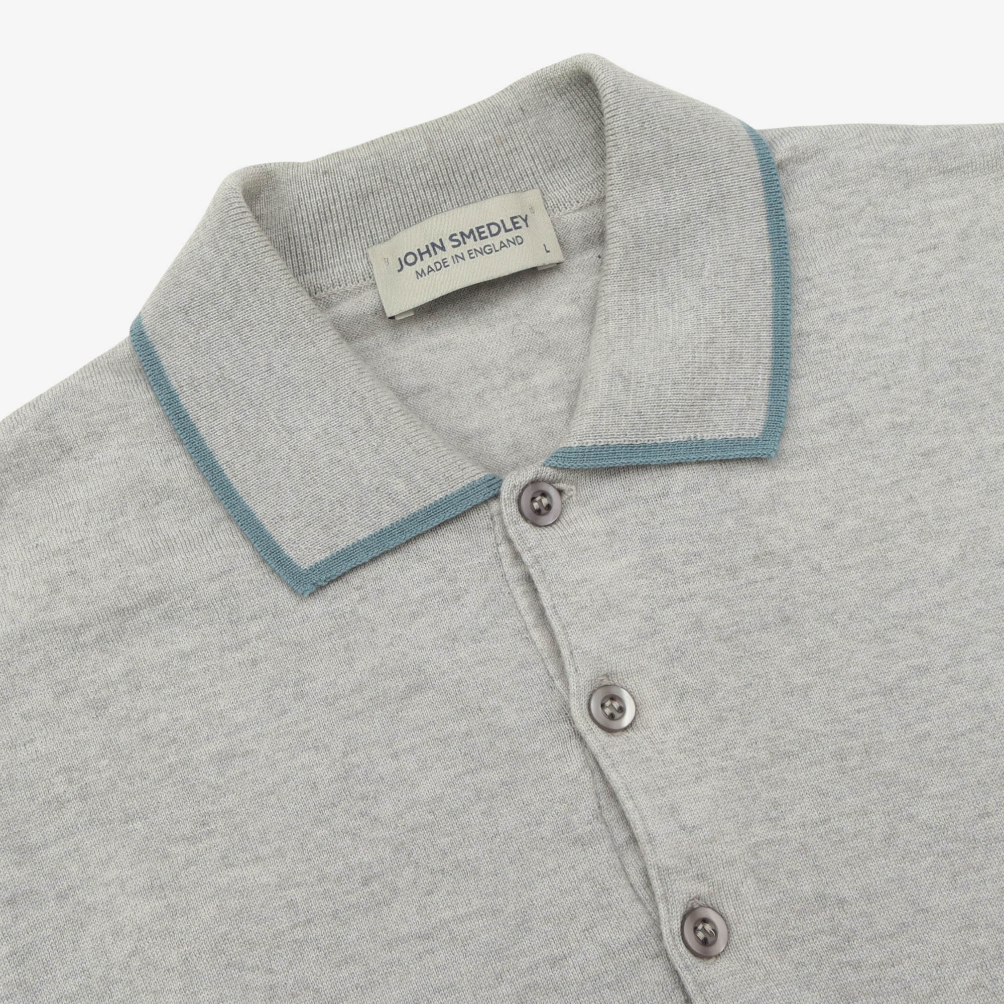Knitted Wool Polo Shirt