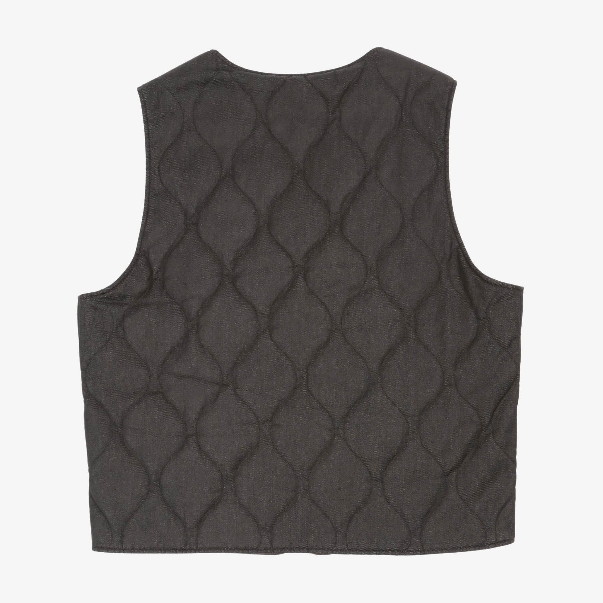 Hudson Quilted Denim Gilet