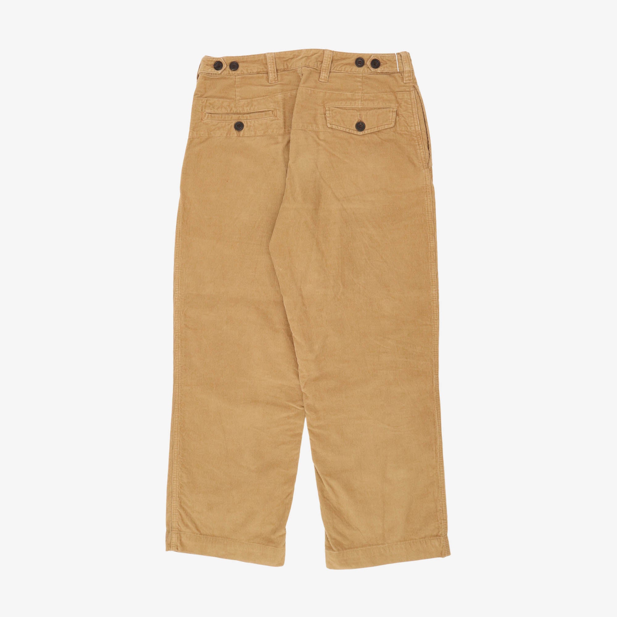 Corduroy Pleated Chinos (30W X 27L)