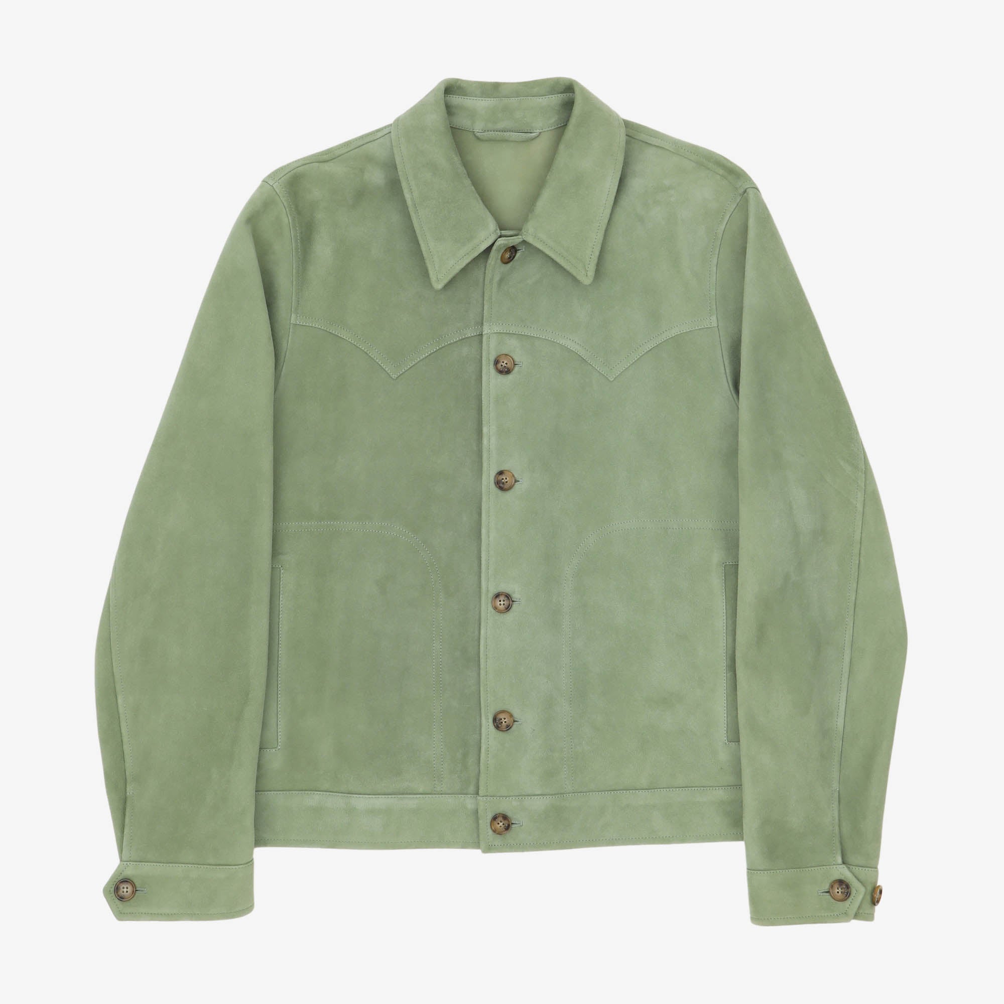 Clint Unlined Suede Western Jacket