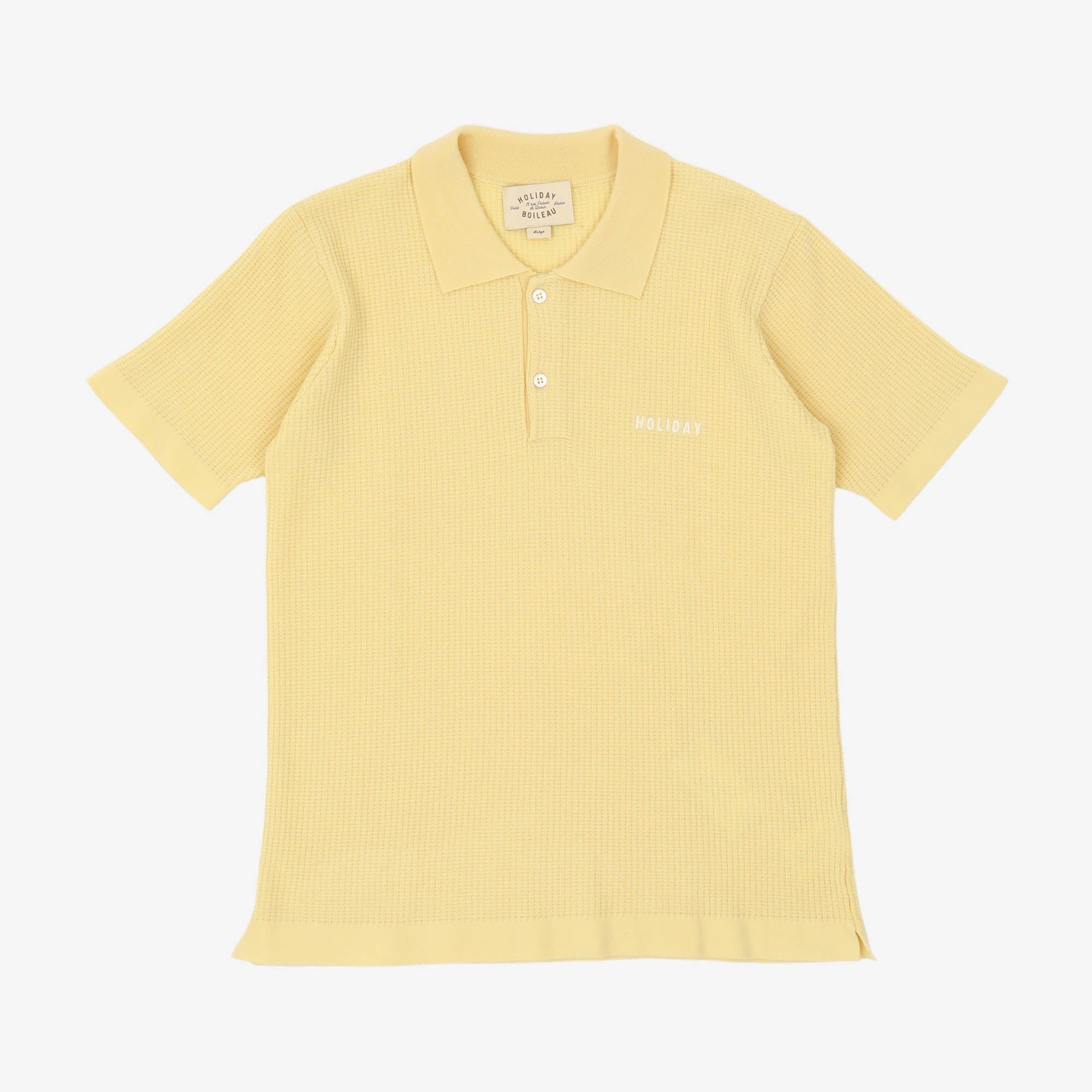 Embroidered Virgin Wool Polo