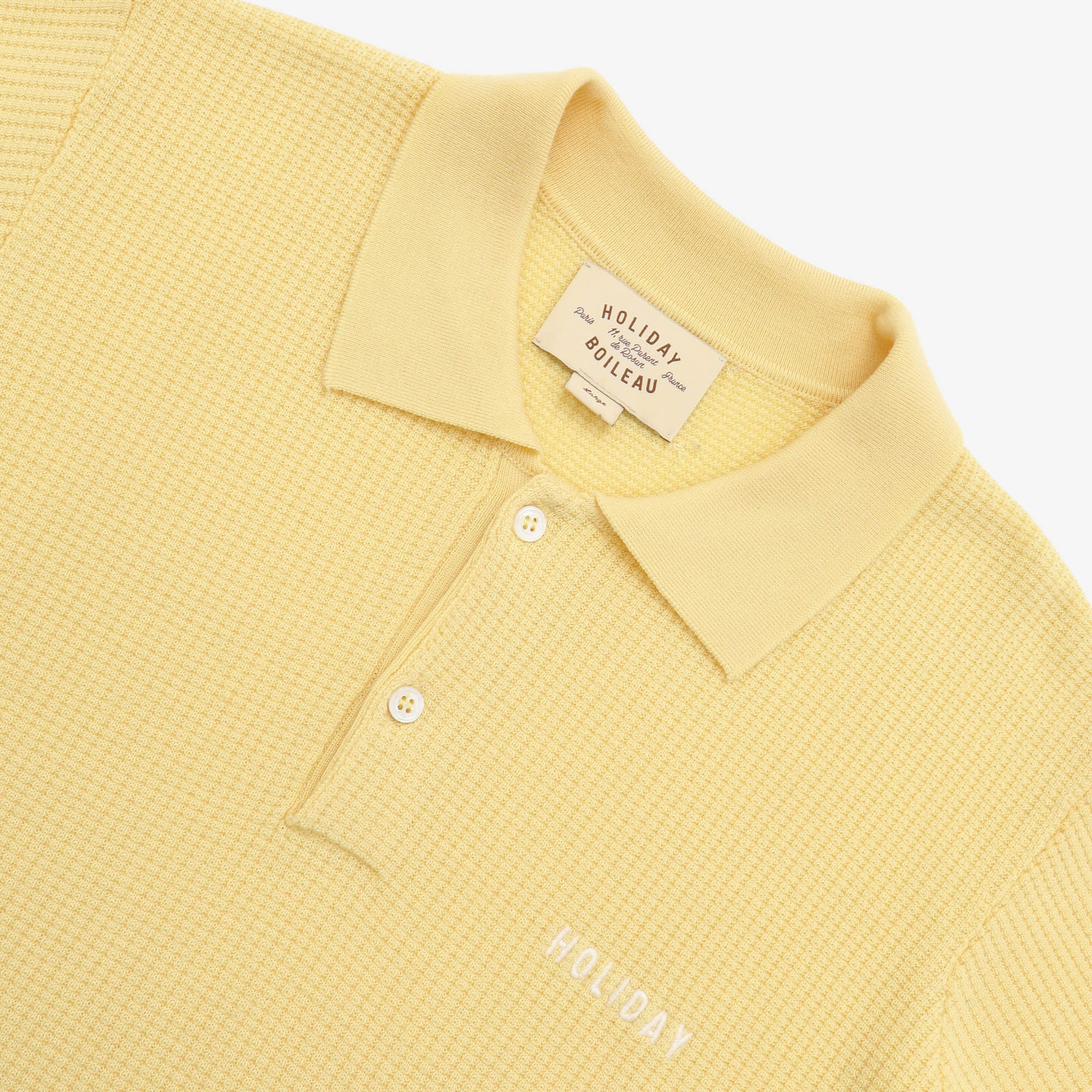 Embroidered Virgin Wool Polo