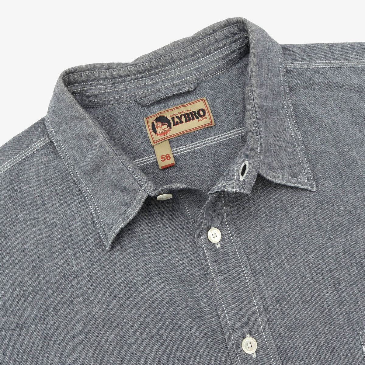 Nigel Cabourn Lybro Chambray Utility Shirt – Marrkt