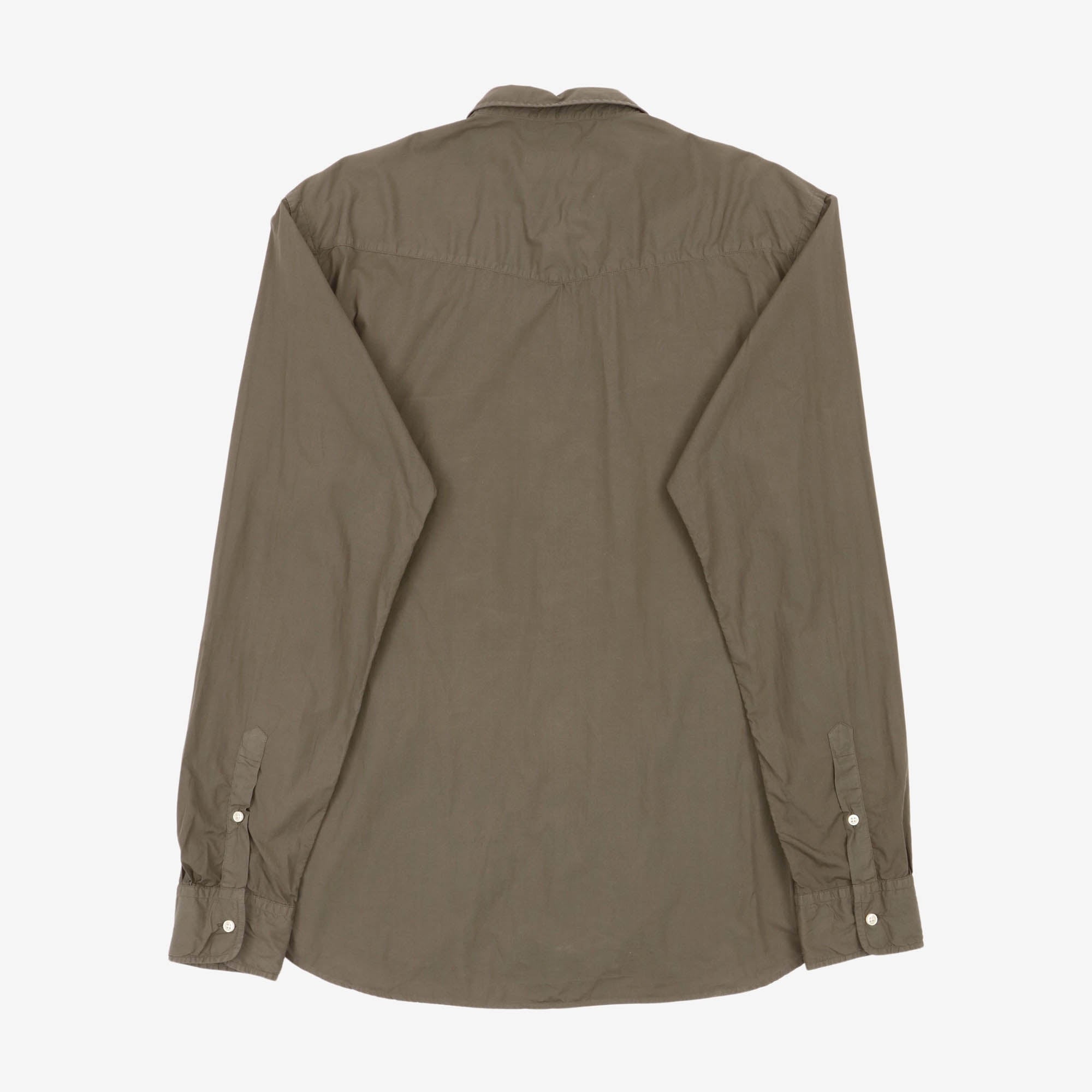 Spread Collar Pocket Shirt