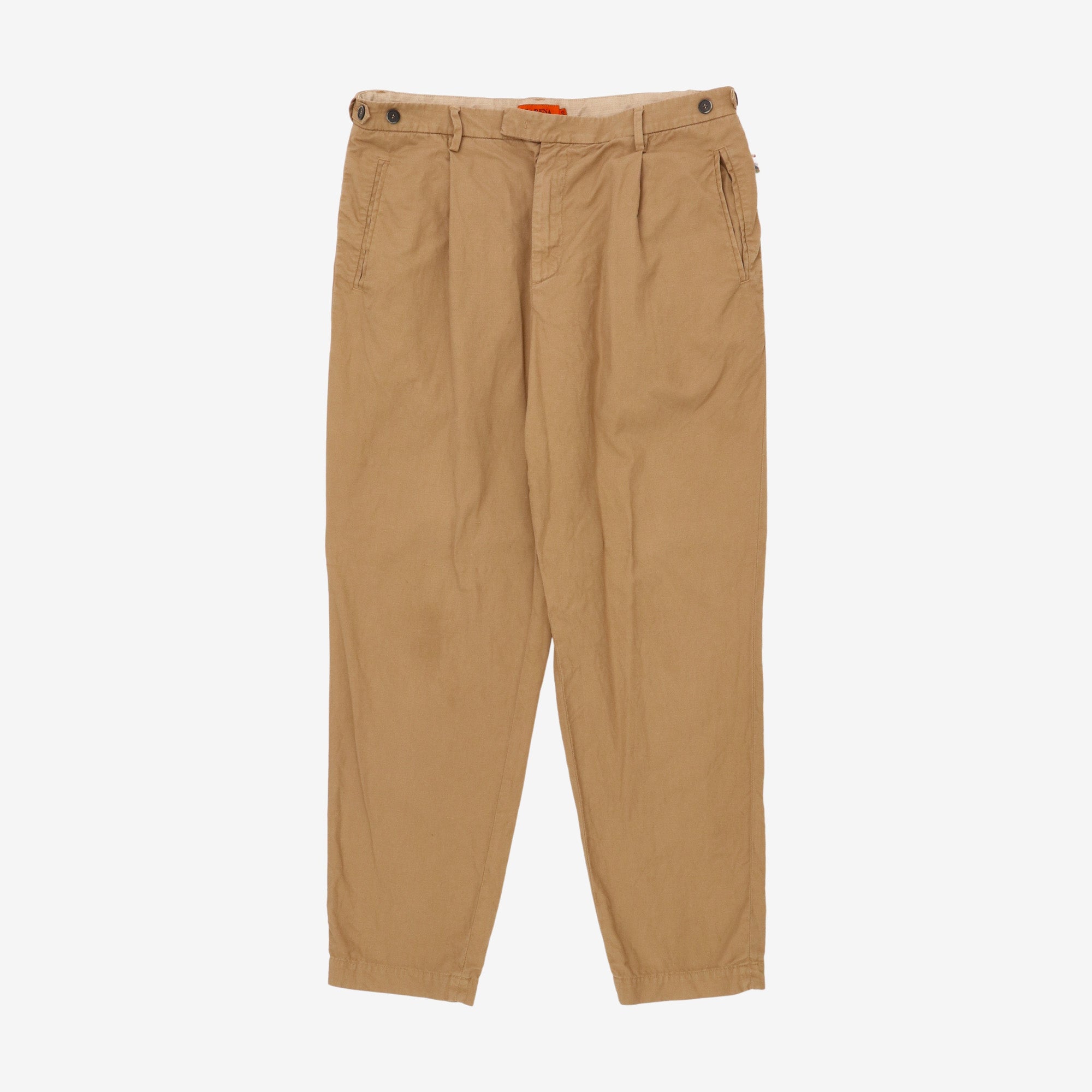 Pleated Chino Trousers (34W X 29L)